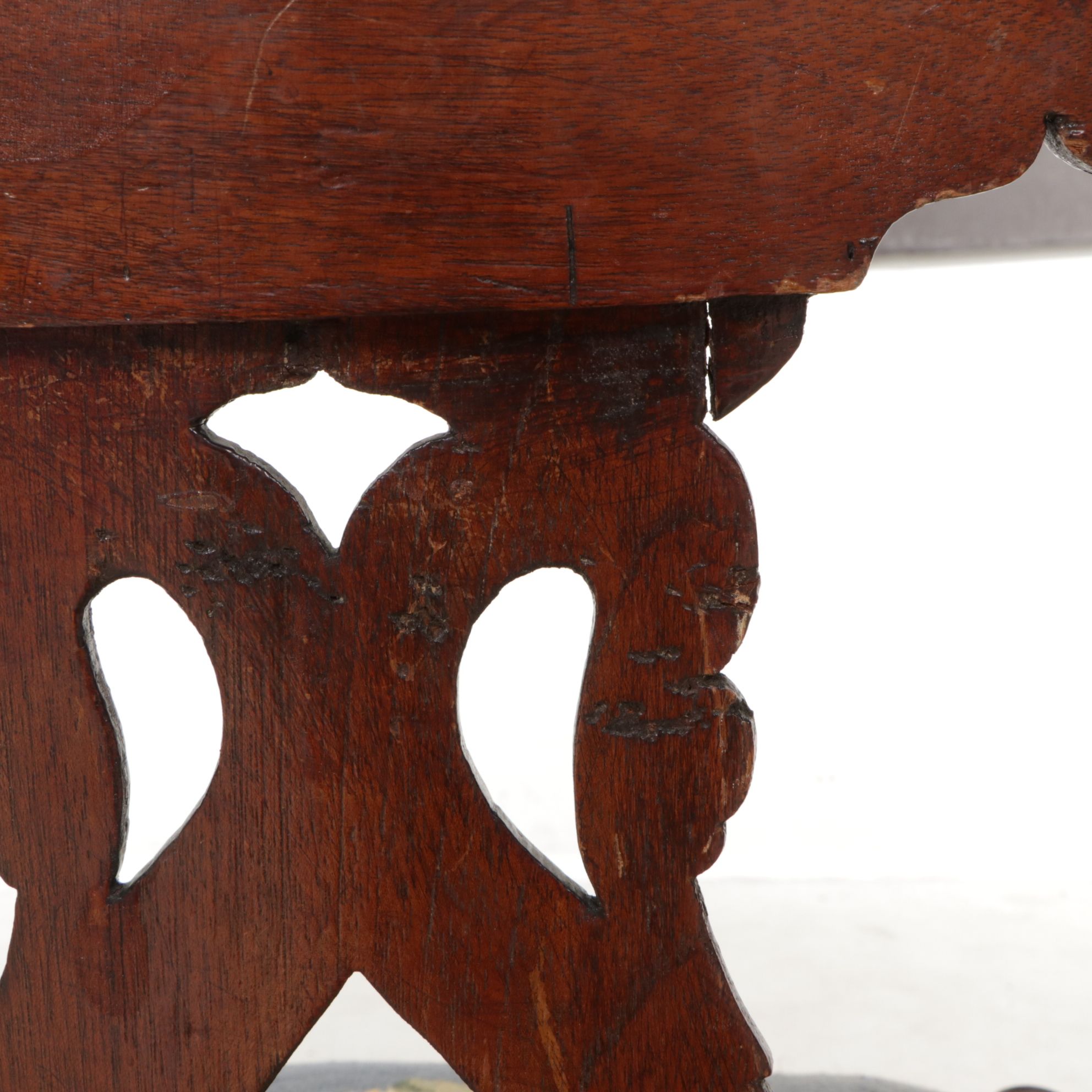 Walnut and Needlepoint-Upholstered Side Chair, Late 19th Century