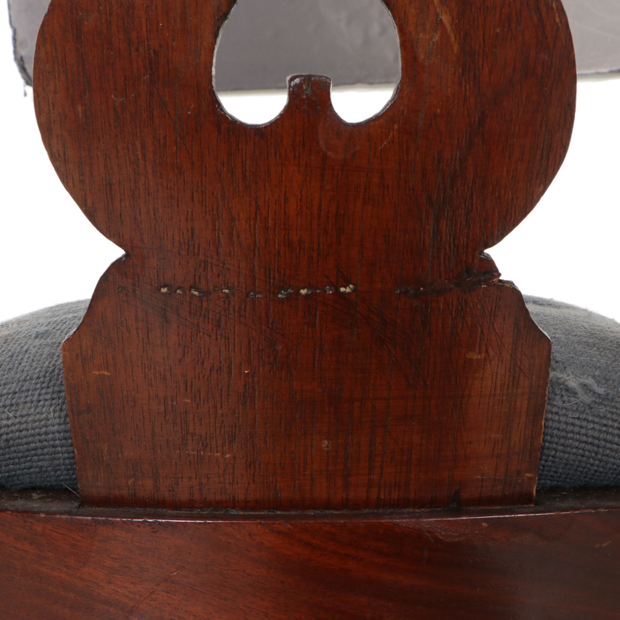 Walnut and Needlepoint-Upholstered Side Chair, Late 19th Century