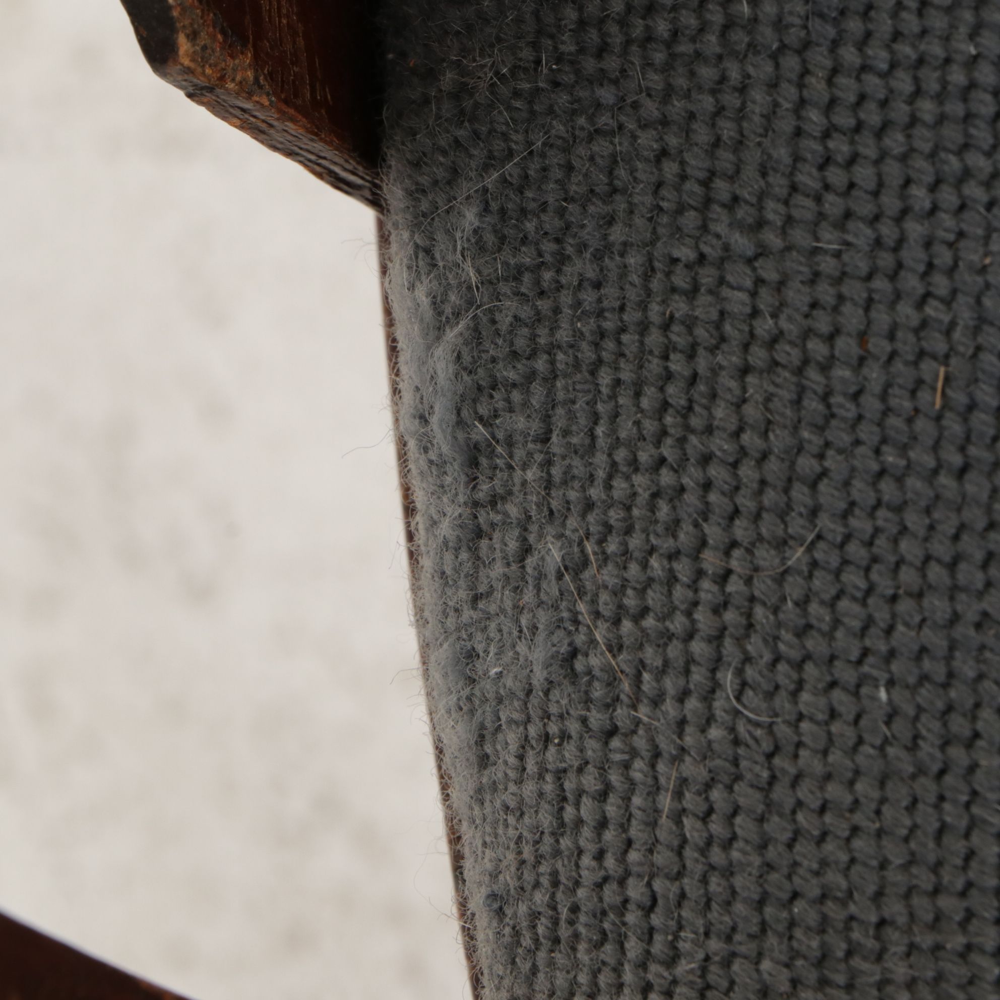 Walnut and Needlepoint-Upholstered Side Chair, Late 19th Century