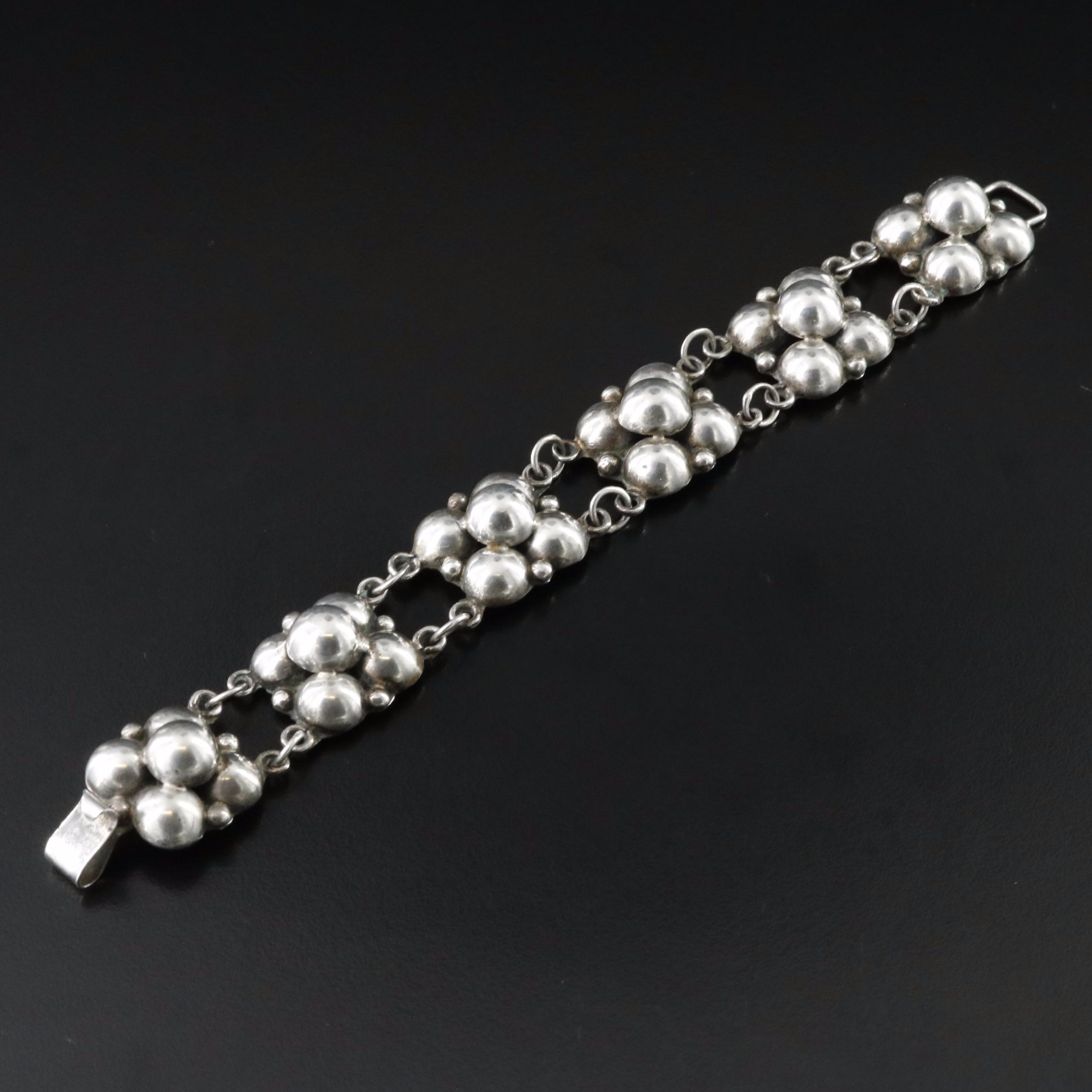 Vintage 1940s Mexican Sterling Bracelet