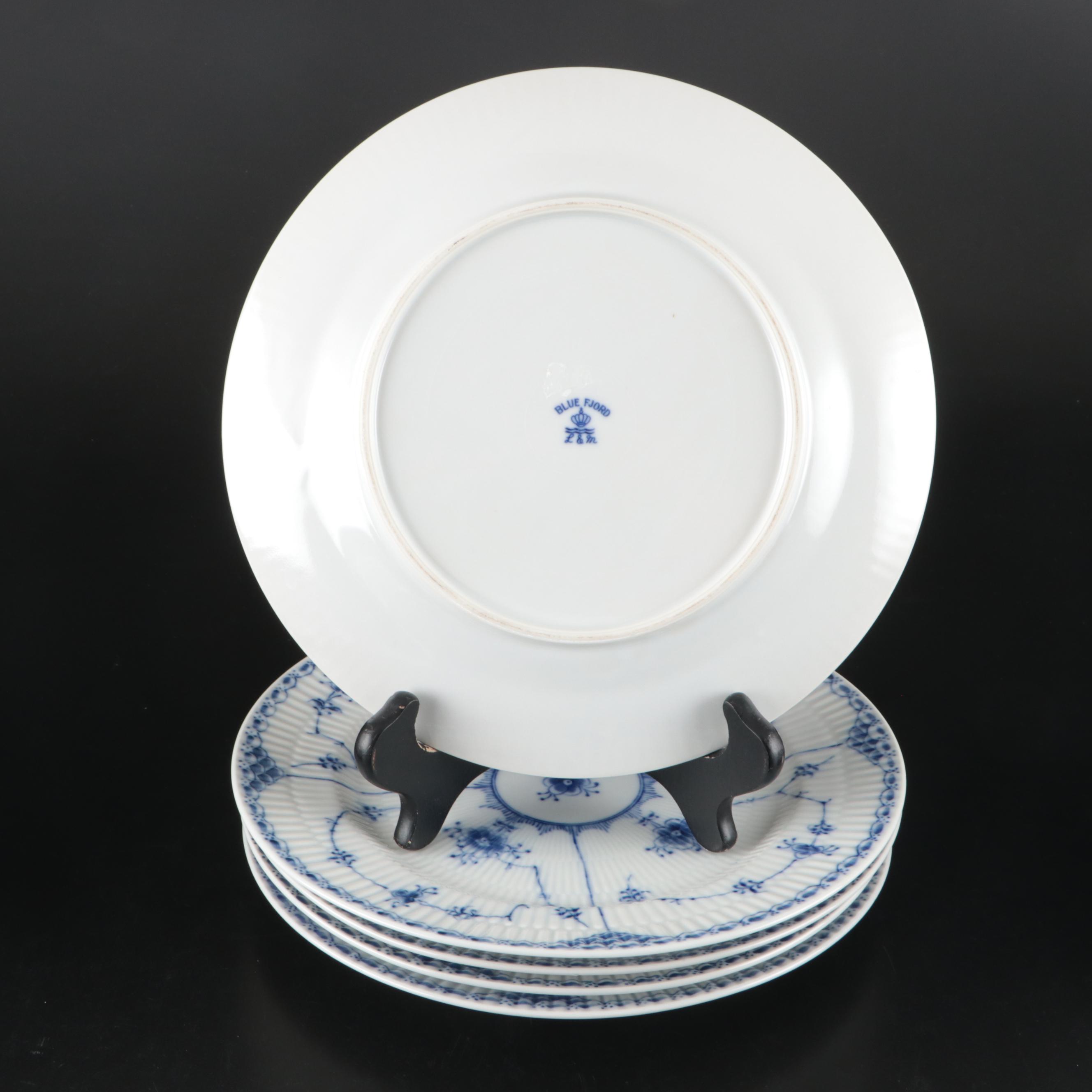 Lipper & Mann "Blue Fjord" Porcelain Dinnerware