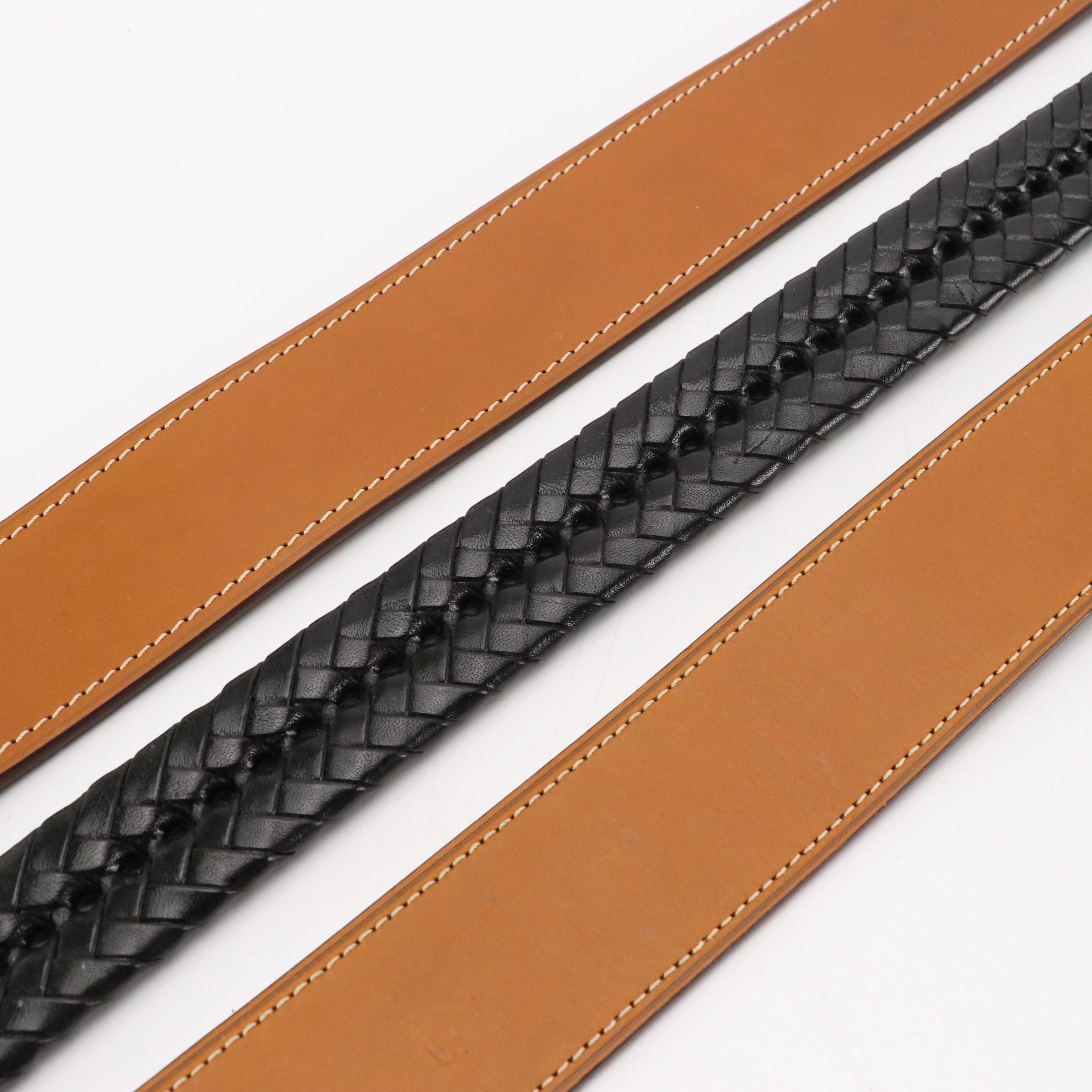 Coach 3553 Leather Jeans Belts and 5922 Braided Leather Belt