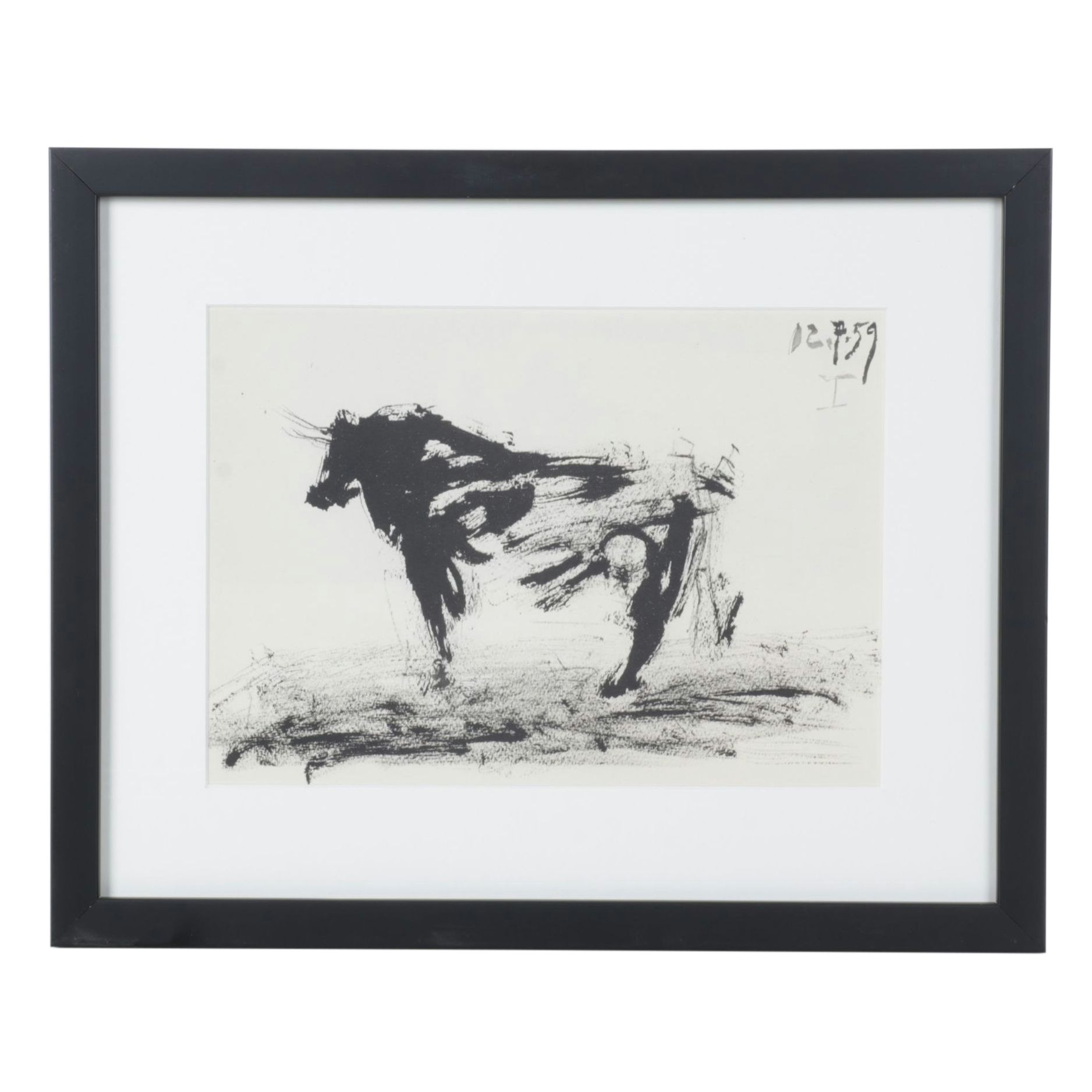 Offset Lithograph after Pablo Picasso from "Toros y Toreros"