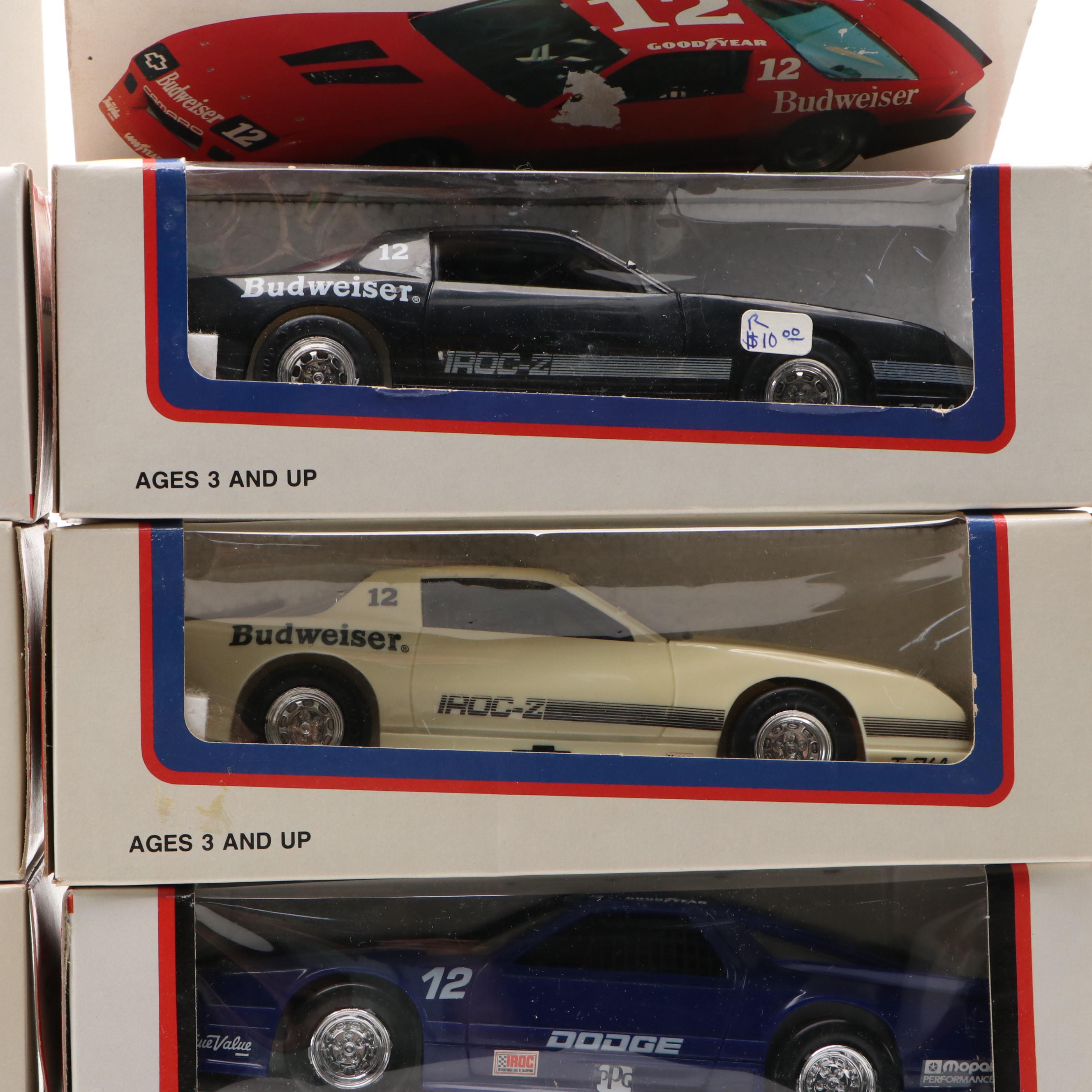 IROC "Racing Camaro" and "Dodge Daytona" 1:24 Scale Cars, Late 20th Century