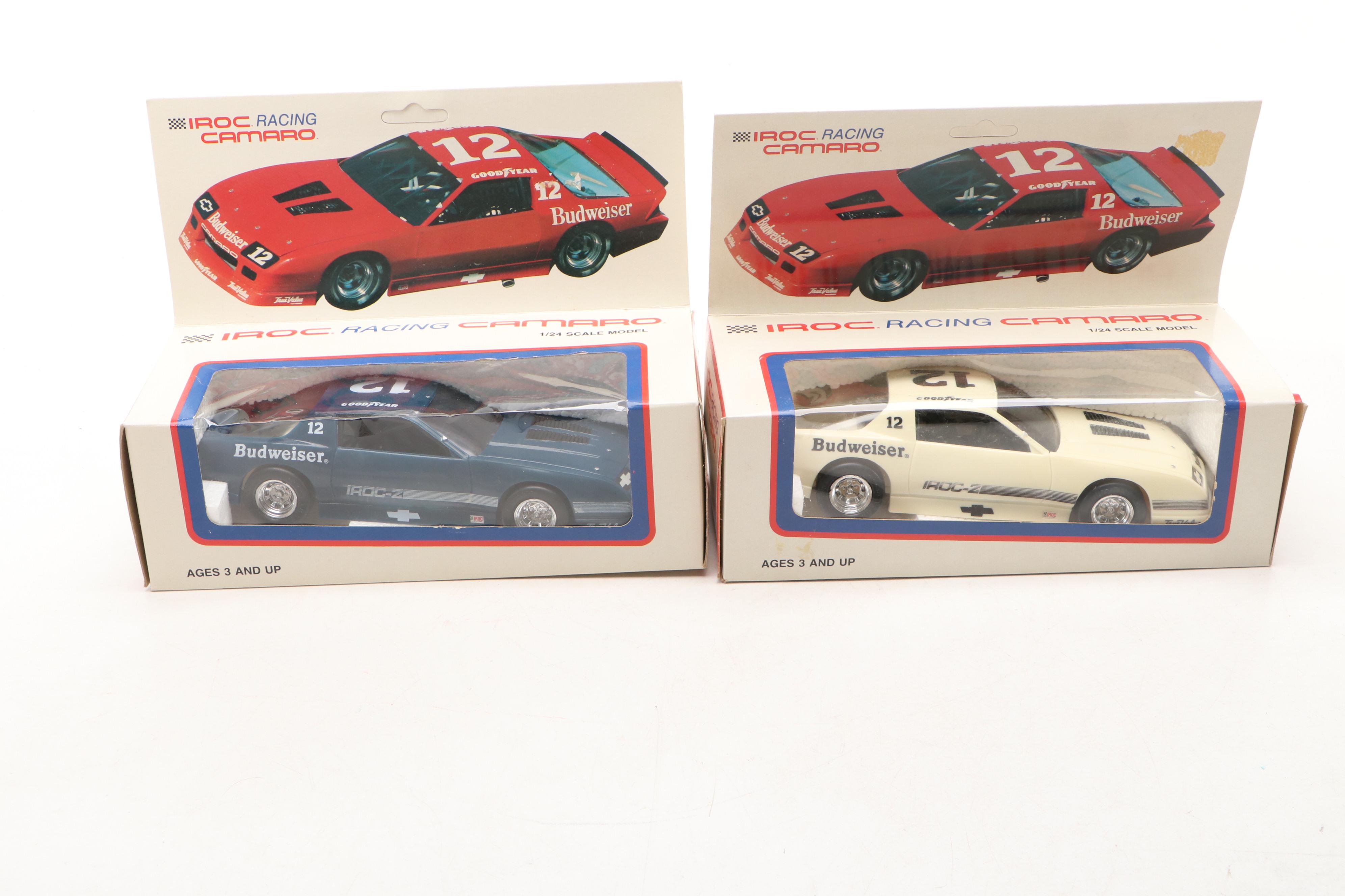 IROC "Racing Camaro" and "Dodge Daytona" 1:24 Scale Cars, Late 20th Century