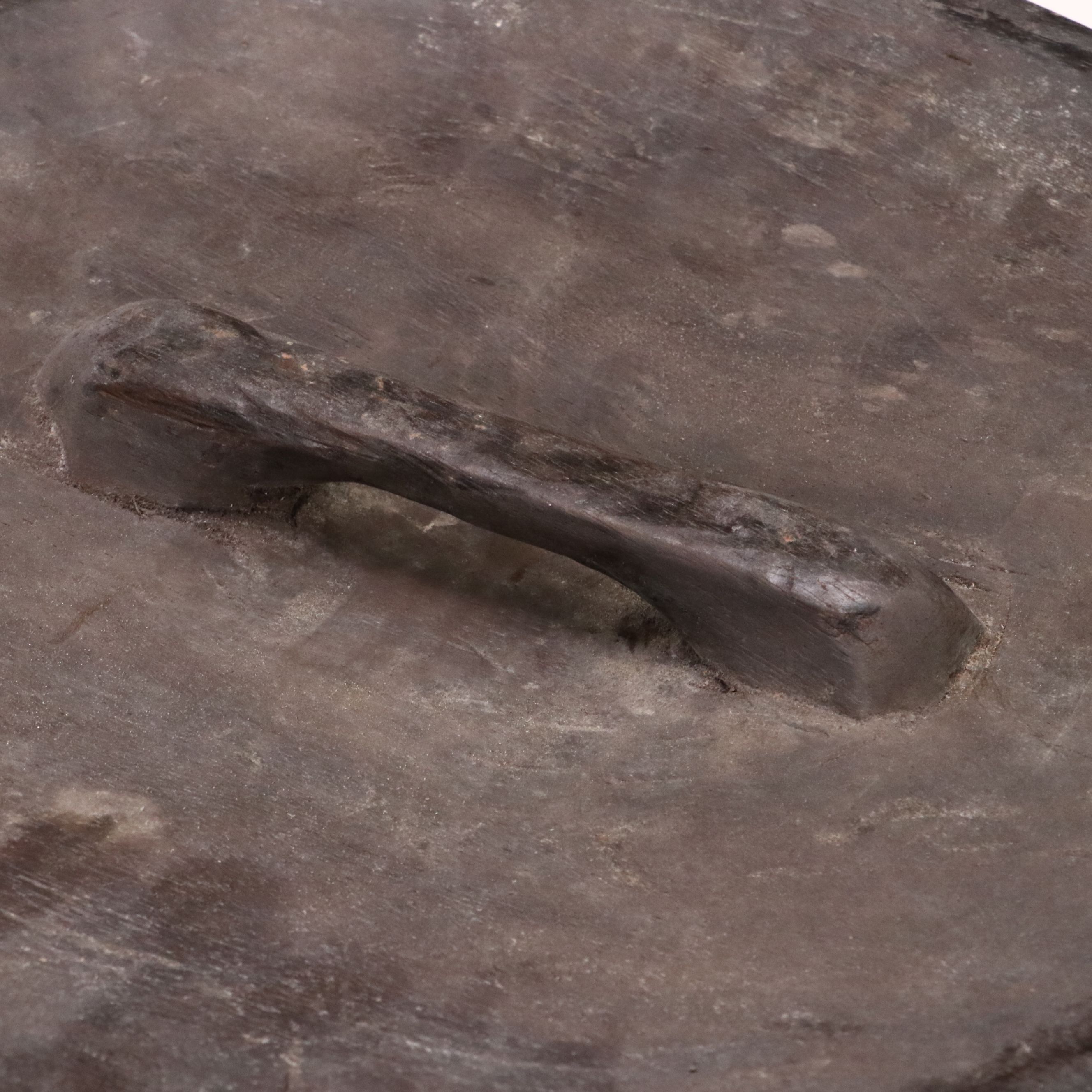 Cameroon Tikar Peoples Hand-Carved and Kaolin Pigmented Shields, 20th Century