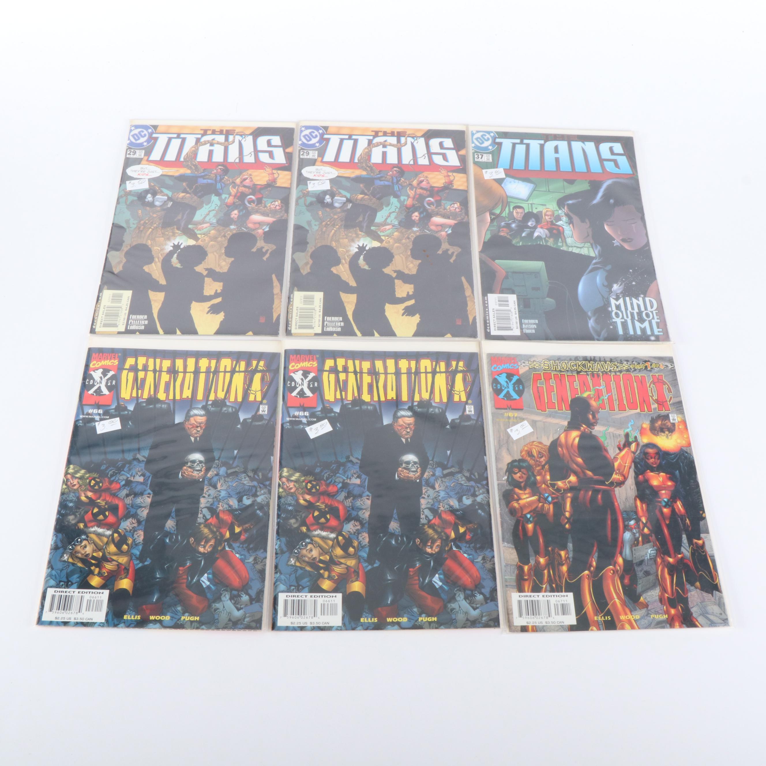 Modern Age Comic Books Featuring "Teen Titans", "Youngblood", and More