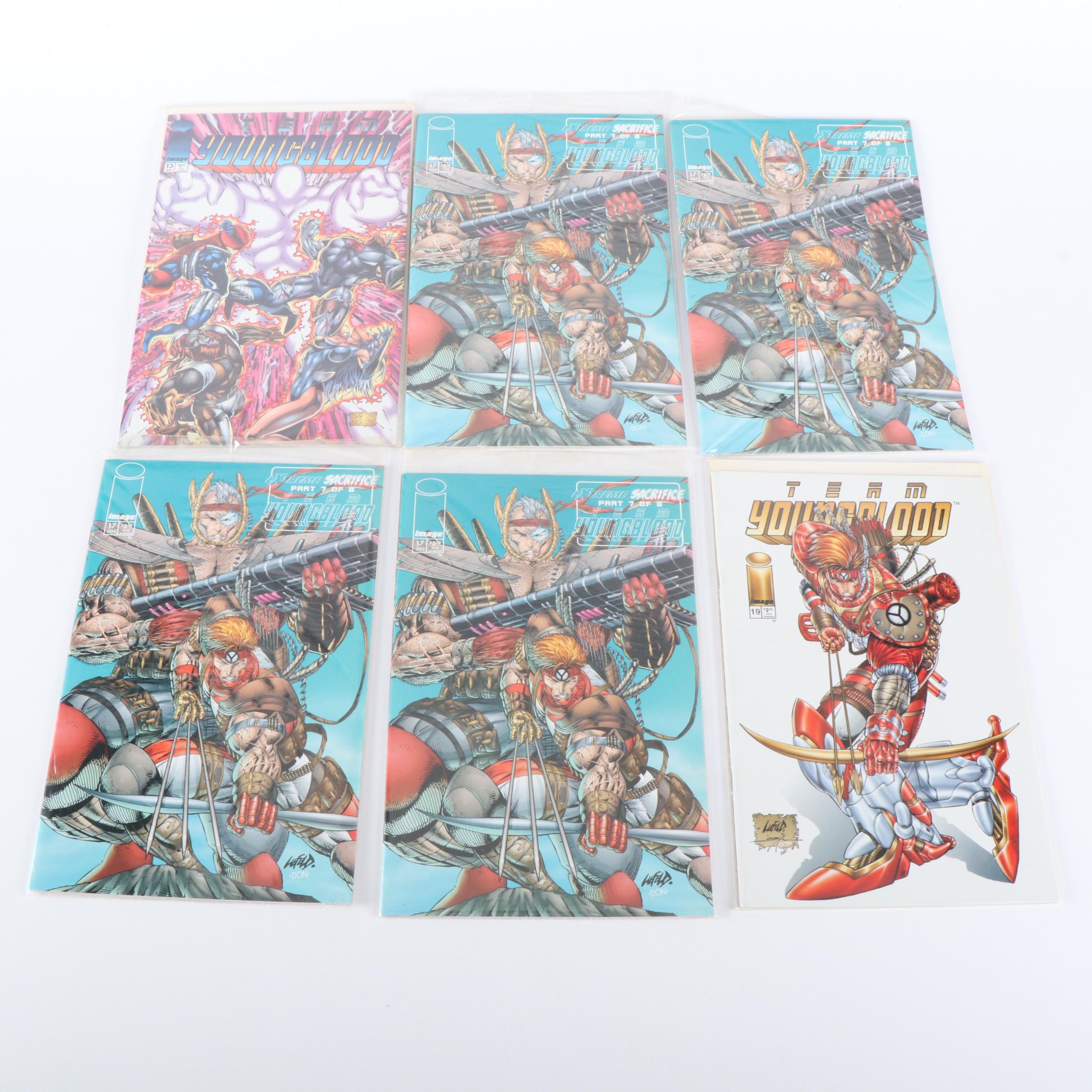 Modern Age Comic Books Featuring "Teen Titans", "Youngblood", and More