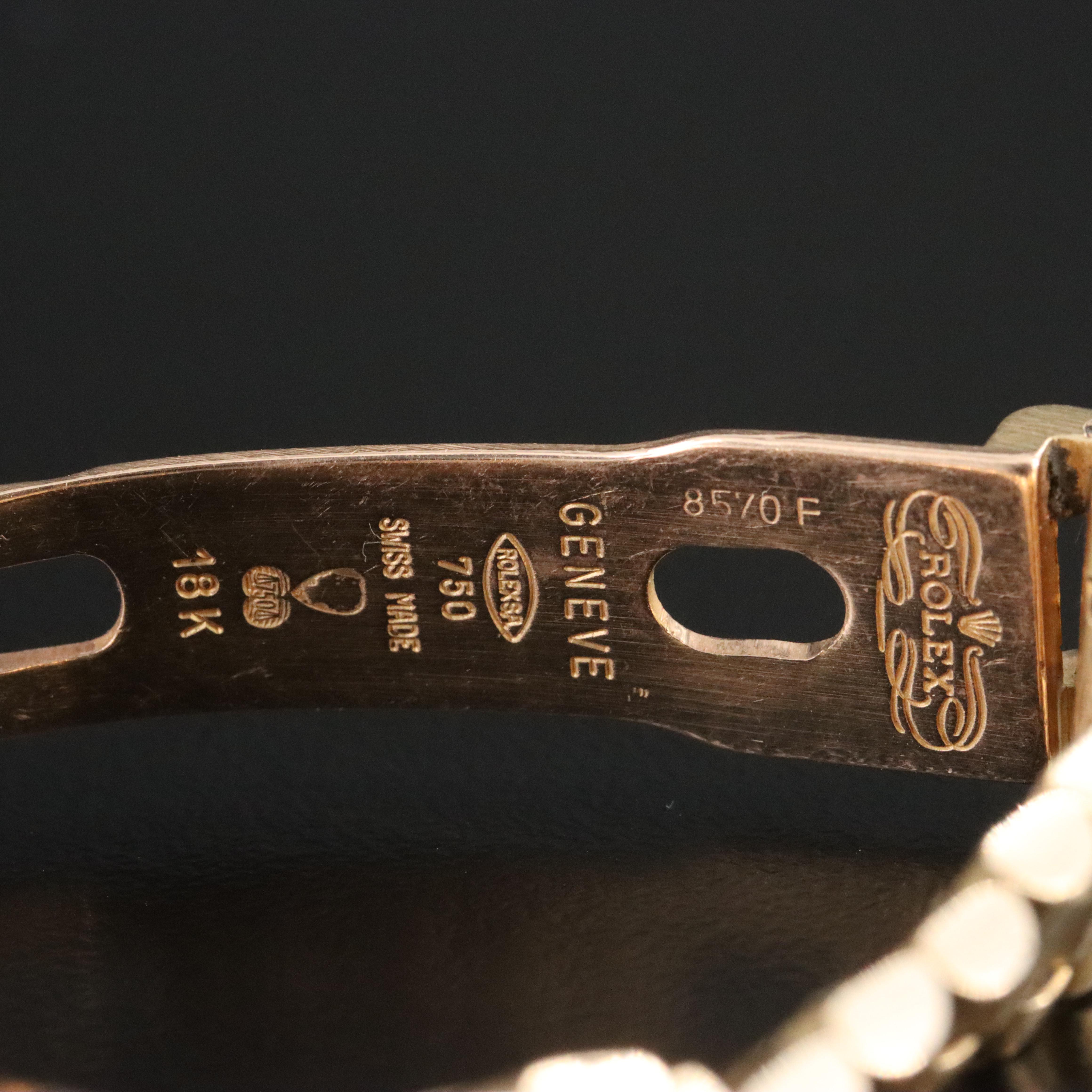 1984 Rolex Datejust 18K Model 69178 Watch