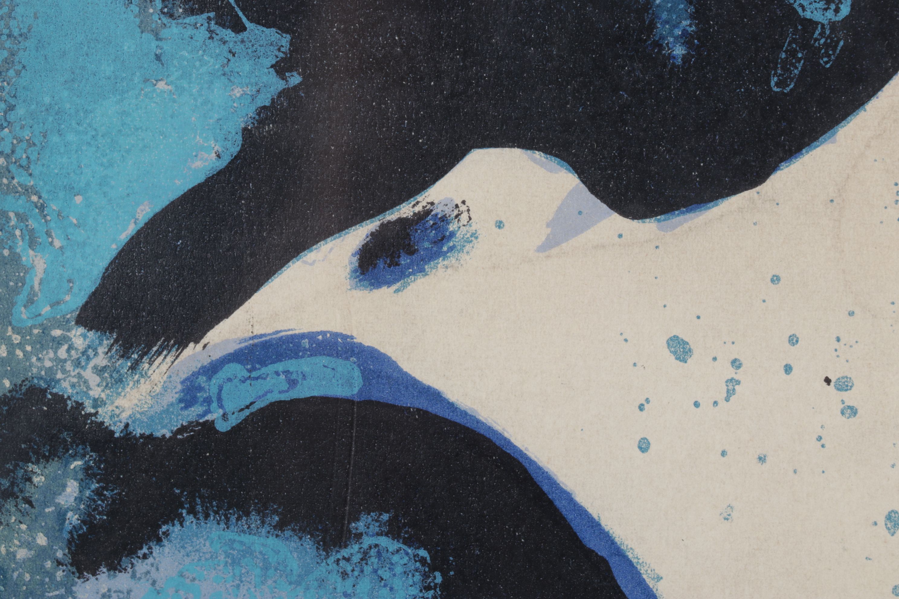 Marc Chagall Color Lithograph From "Drawings for the Bible" for "Verve," 1960