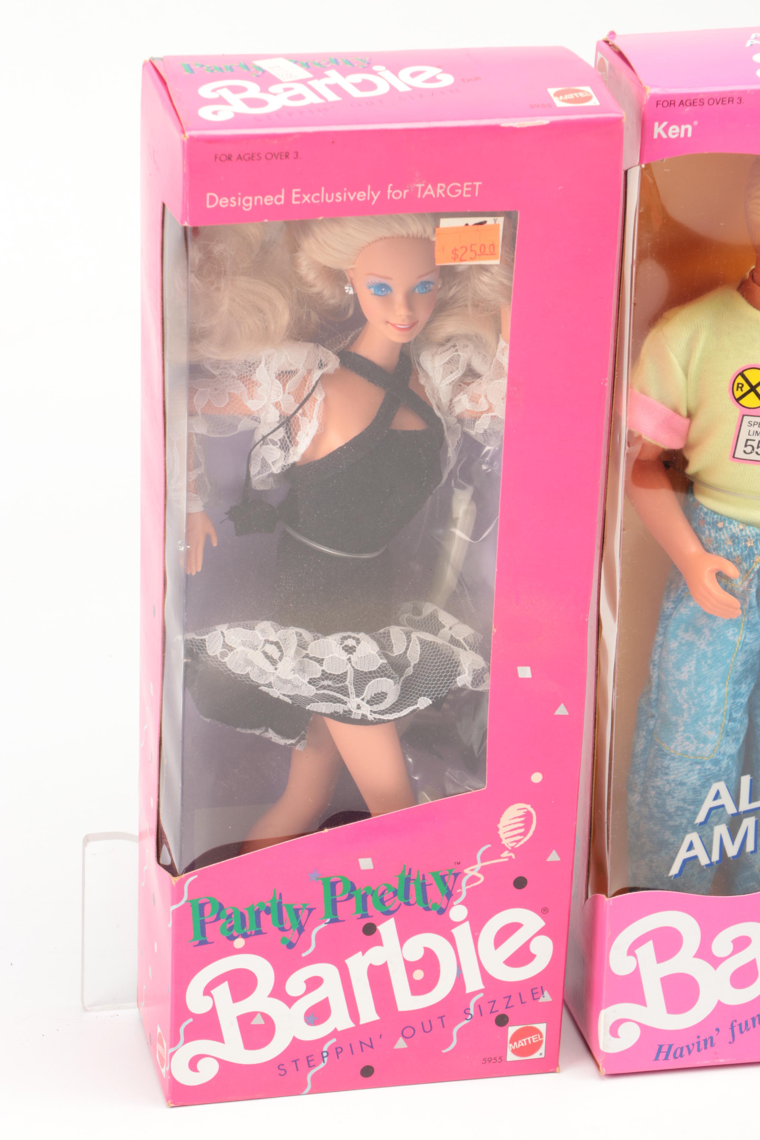 Mattel "Spring Bouquet," "Party Pretty" and More Barbie Dolls