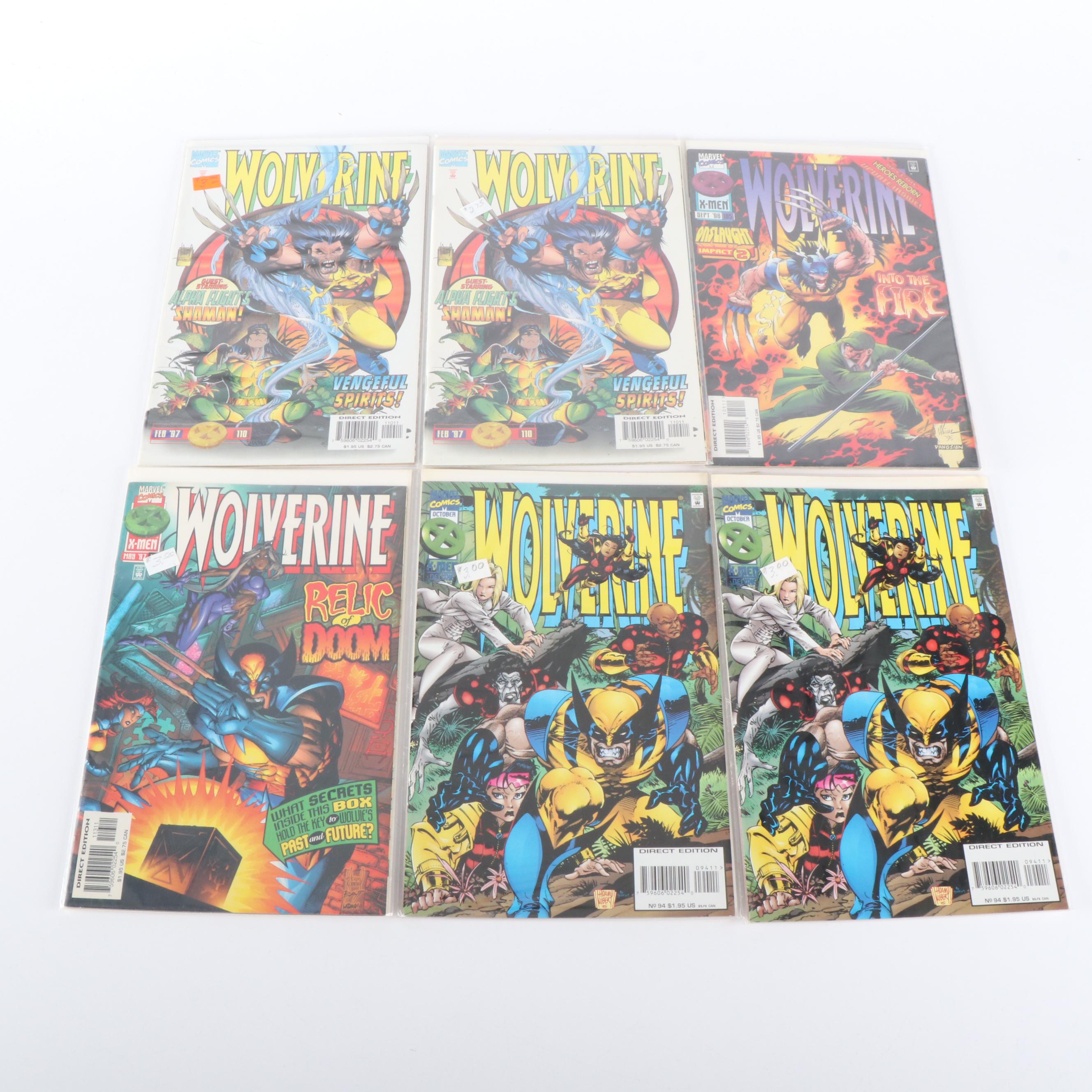 Modern Age Comic Books Featuring "Wolverine", "X-Men Unlimited", and More