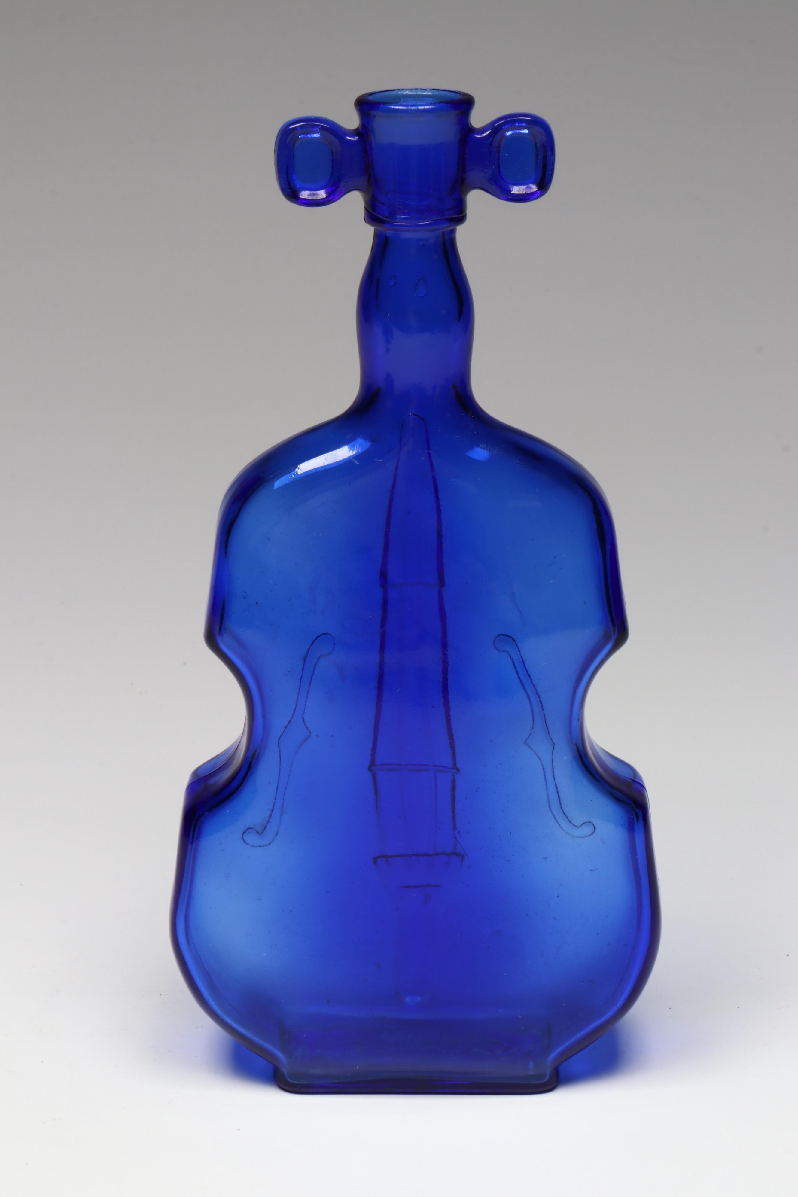 Fenton Hand-Painted Rose Bowls, White Cristal Cobalt Glass Bottle and More