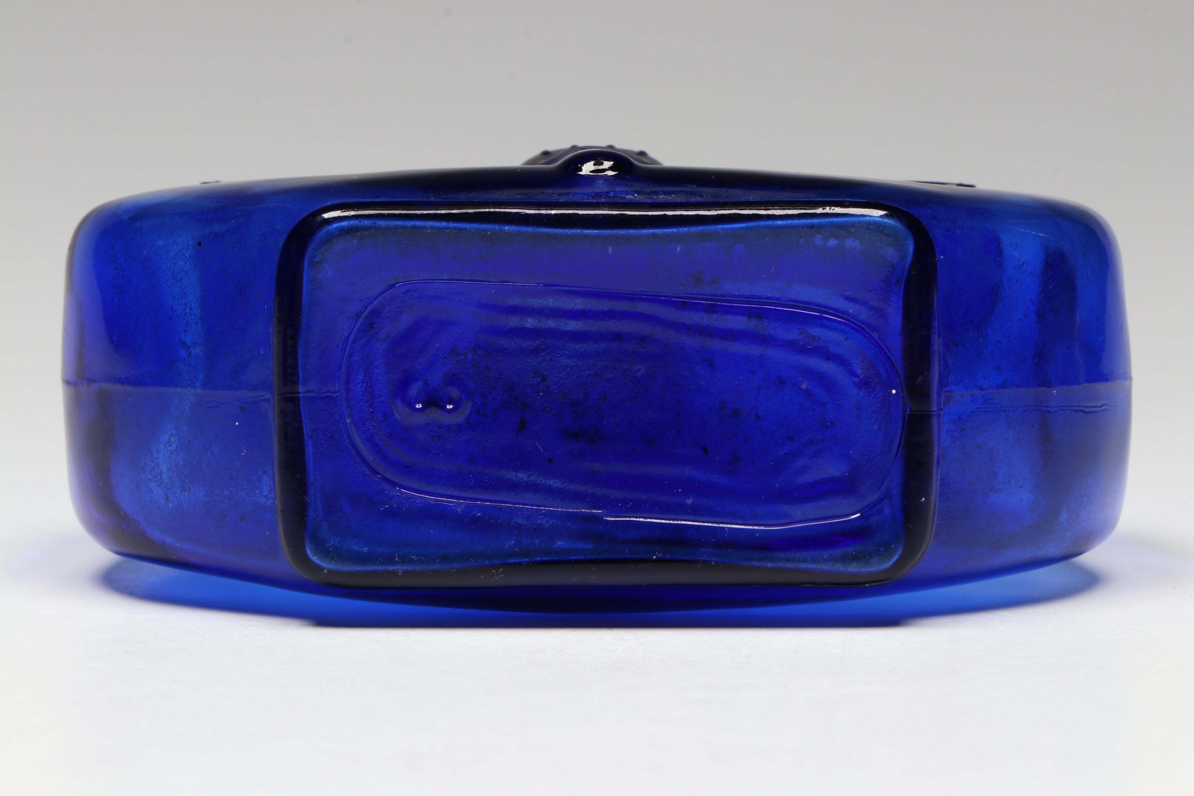 Fenton Hand-Painted Rose Bowls, White Cristal Cobalt Glass Bottle and More