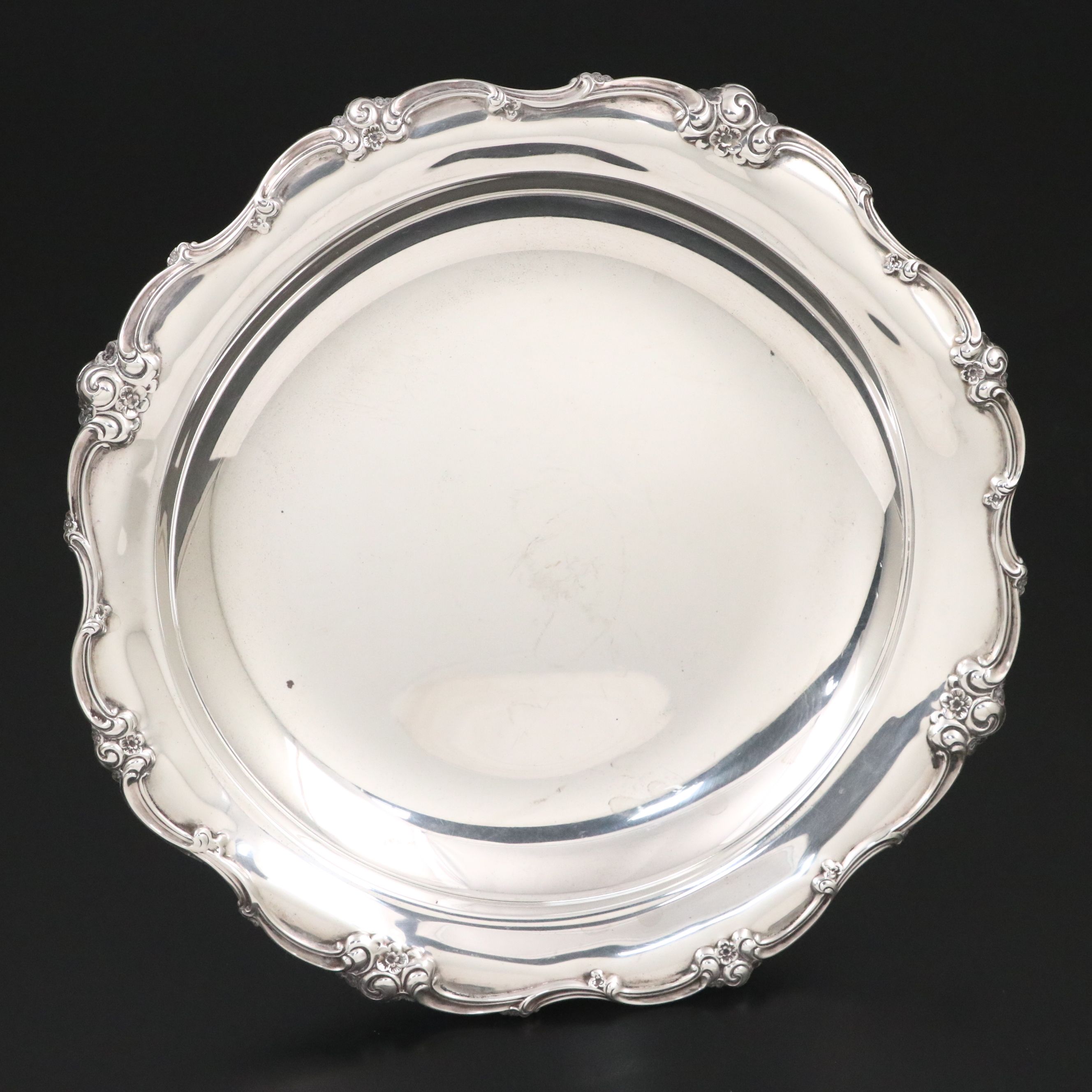 Gorham "Melrose" Weighted Sterling Silver Pedestal Cake Stand