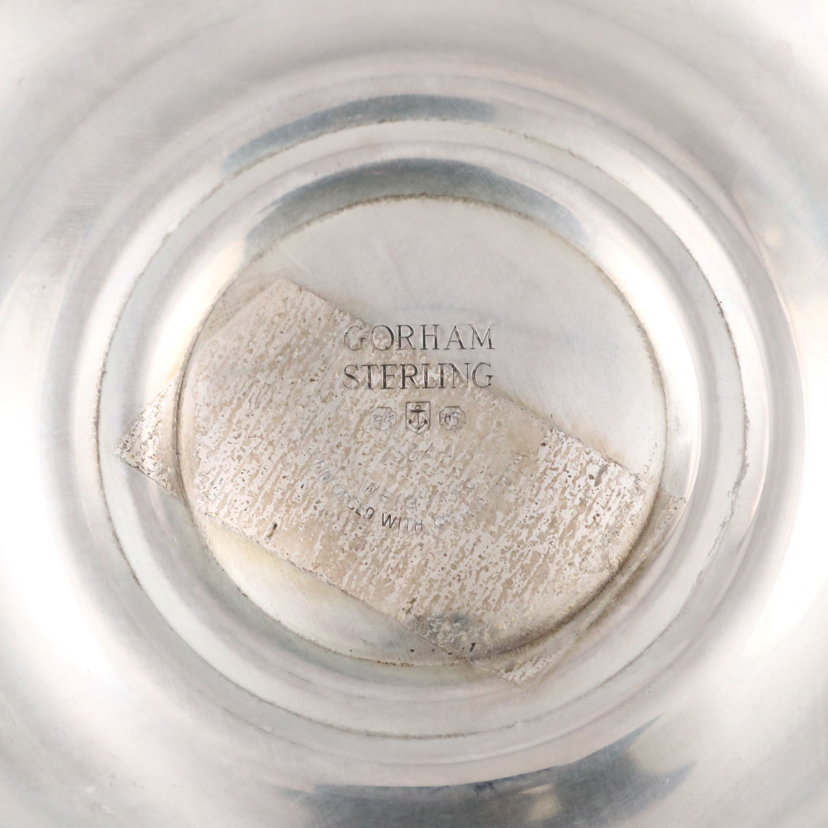 Gorham "Melrose" Weighted Sterling Silver Pedestal Cake Stand