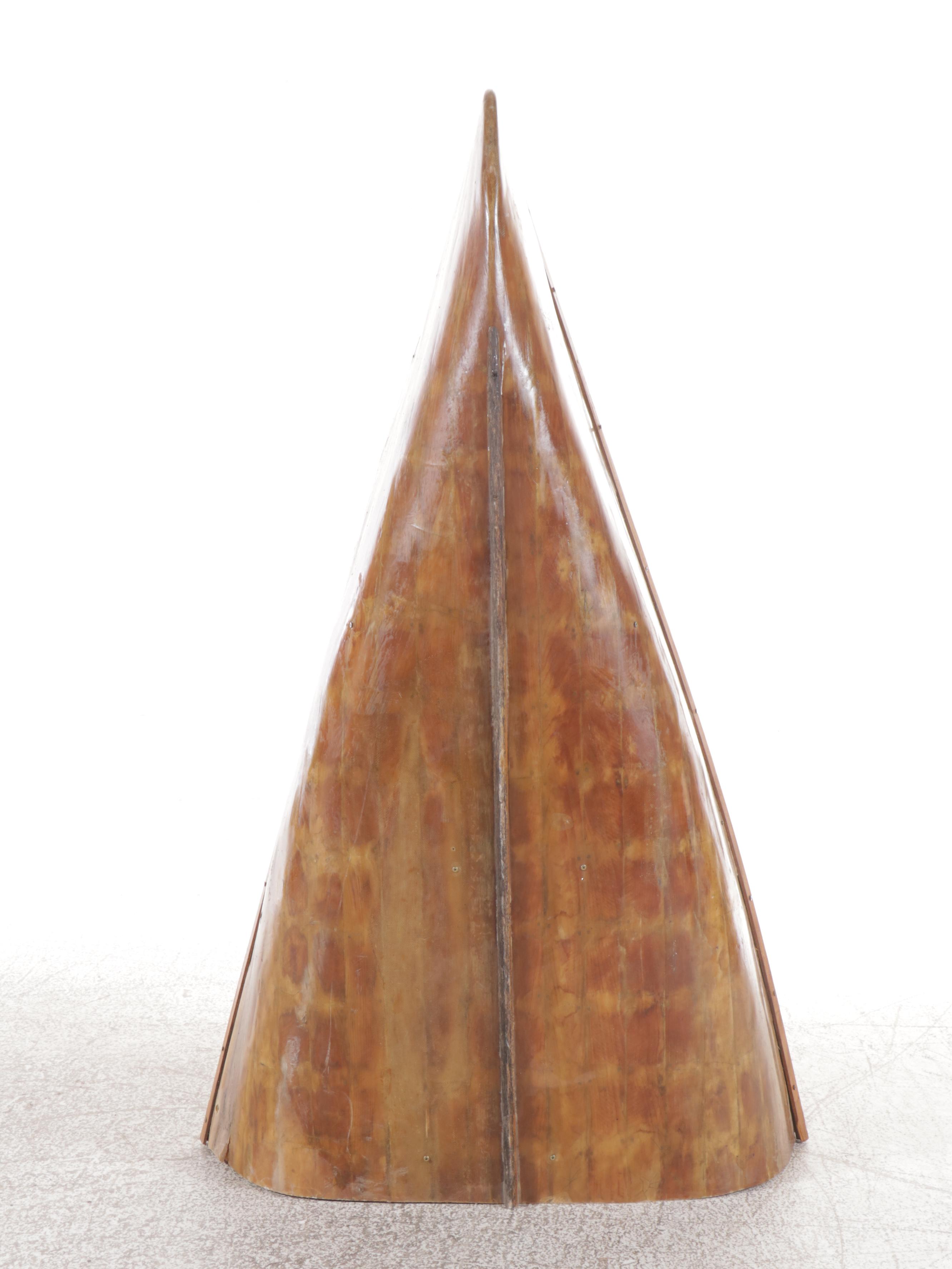 Canoe Hull Bookcase, 20th Century and Adapted