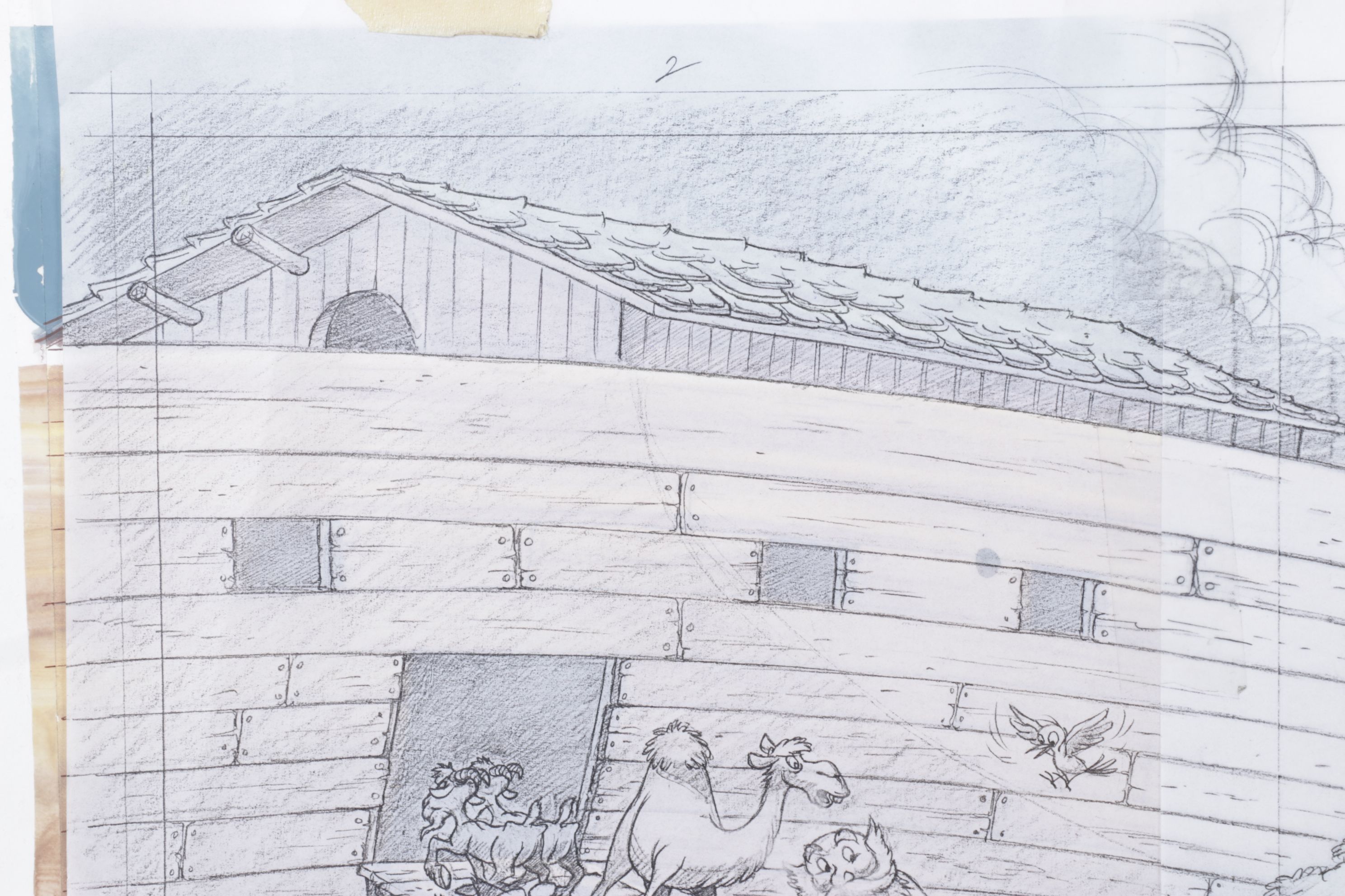 Storyboard Illustrations for Disney's Special Read Along Edition of Noah's Ark