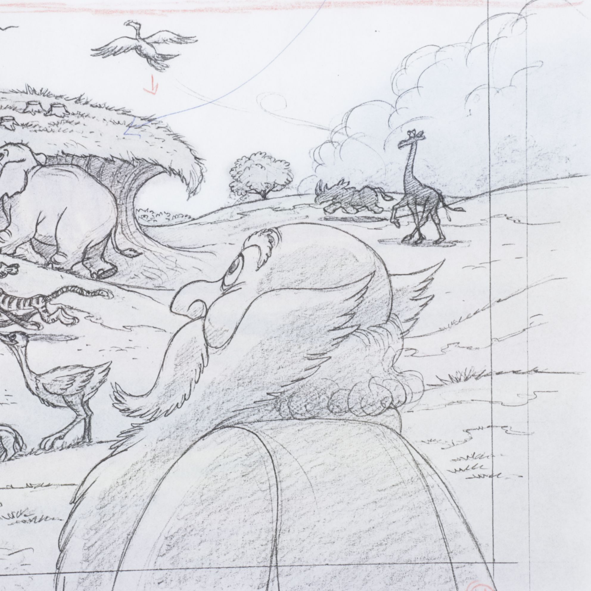 Storyboard Illustrations for Disney's Special Read Along Edition of Noah's Ark