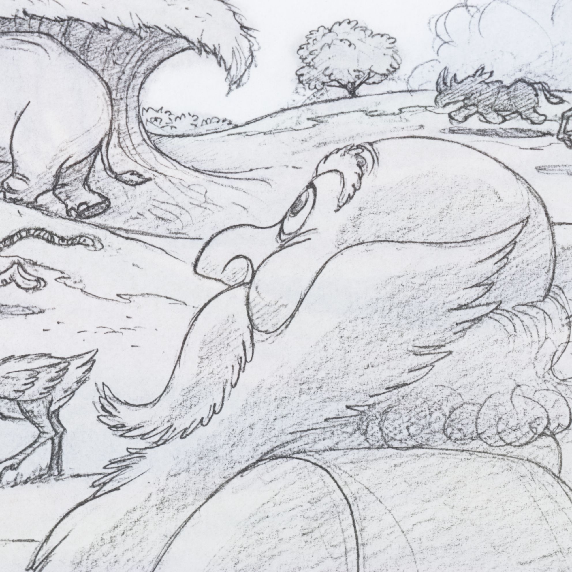 Storyboard Illustrations for Disney's Special Read Along Edition of Noah's Ark