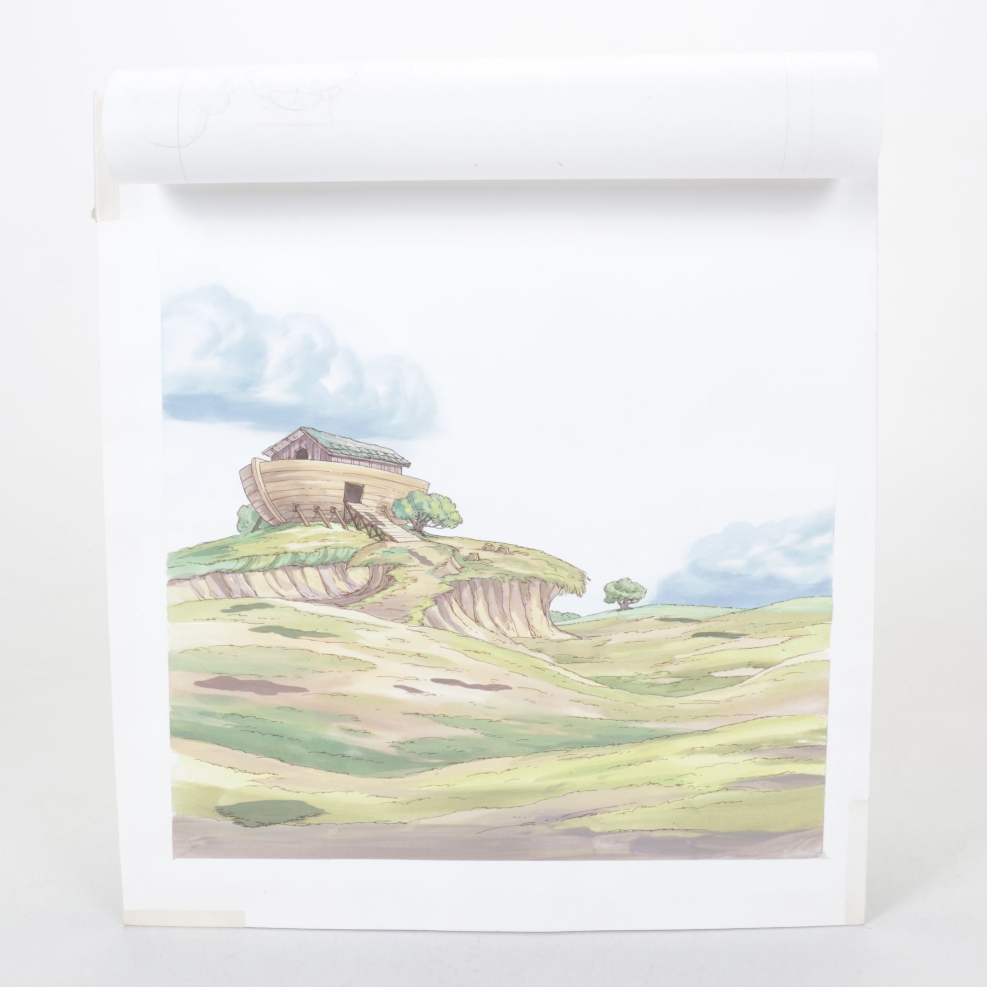 Storyboard Illustrations for Disney's Special Read Along Edition of Noah's Ark