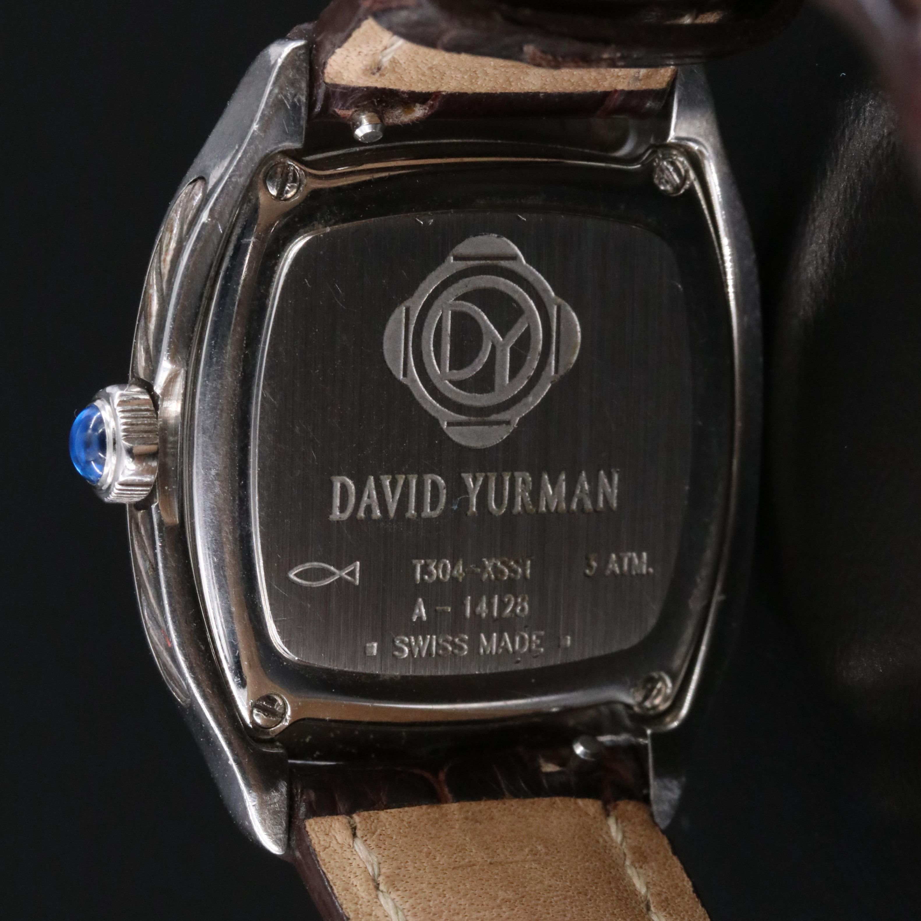 David Yurman Thoroughbred Diamond & Mother-of-Pearl Watch