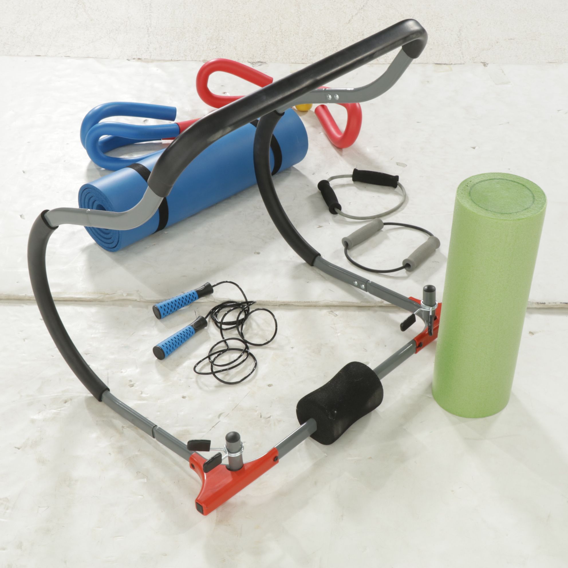 Suzanne Somers ThighMaster LBX with Ab Trainer, Yoga Mat & Workout Equipment