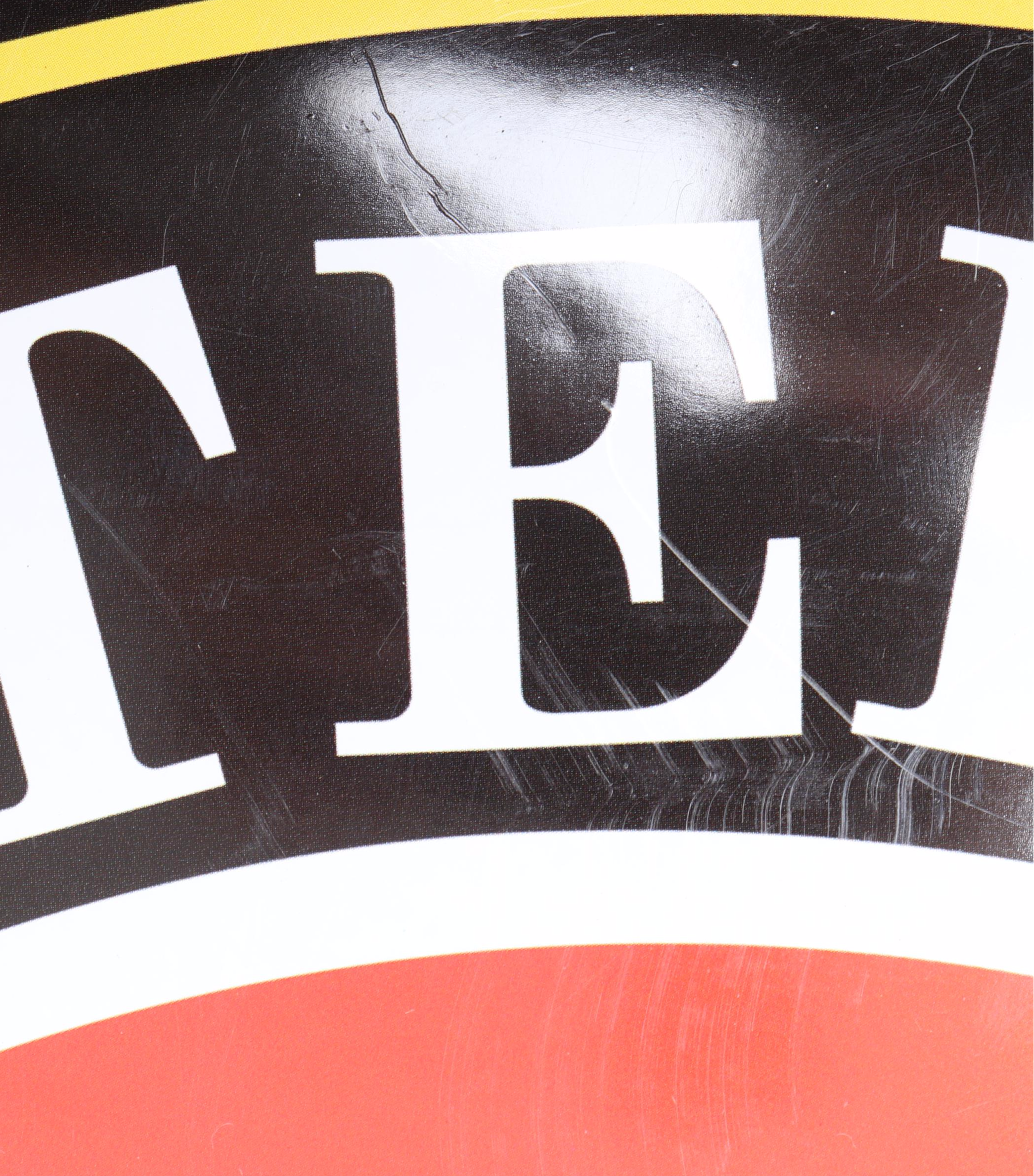 Dome-Shaped Metal American Military Themed Signs