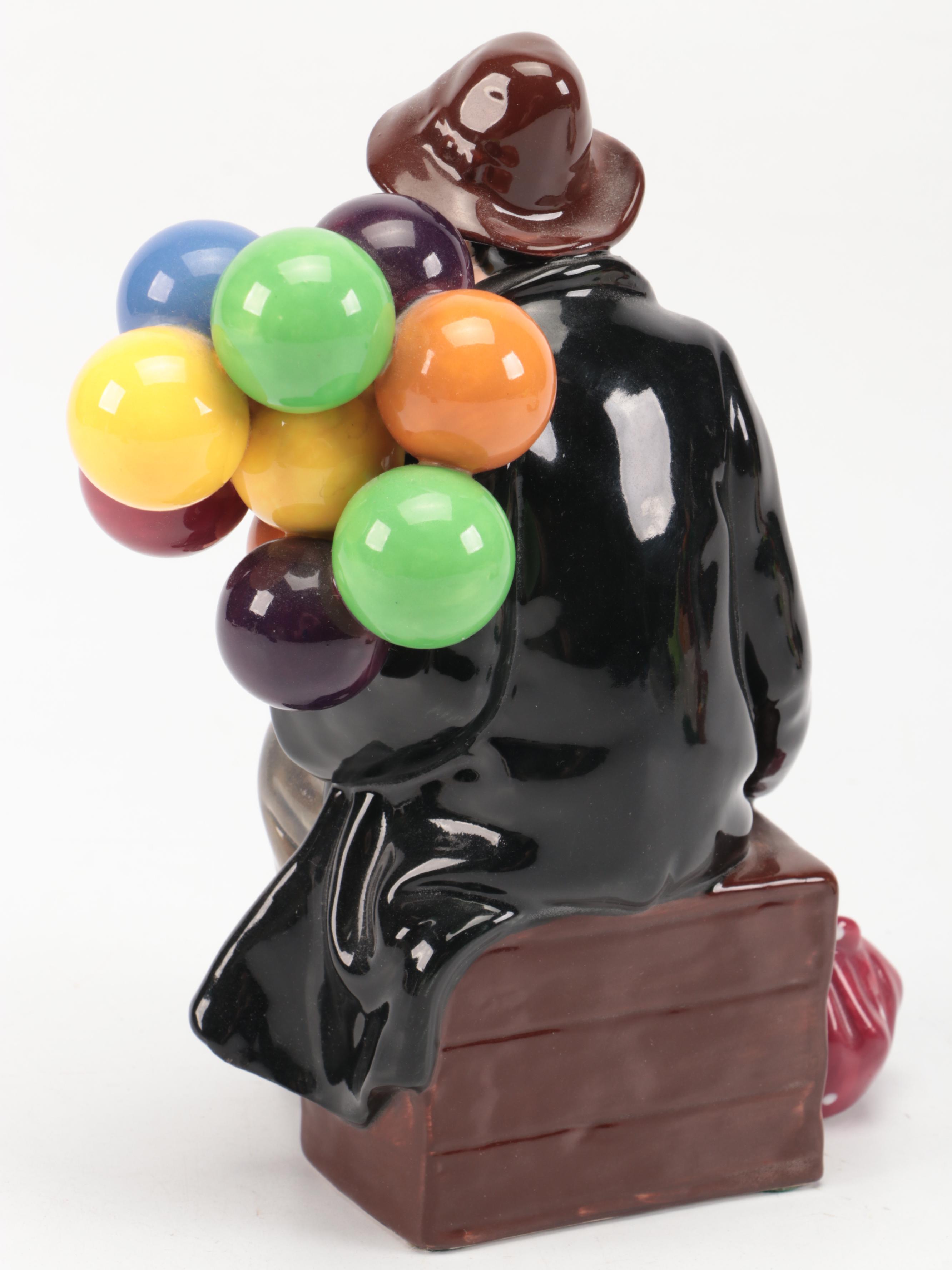Royal Doulton "The Old Balloon Seller" and "The Balloon Man" Figurines