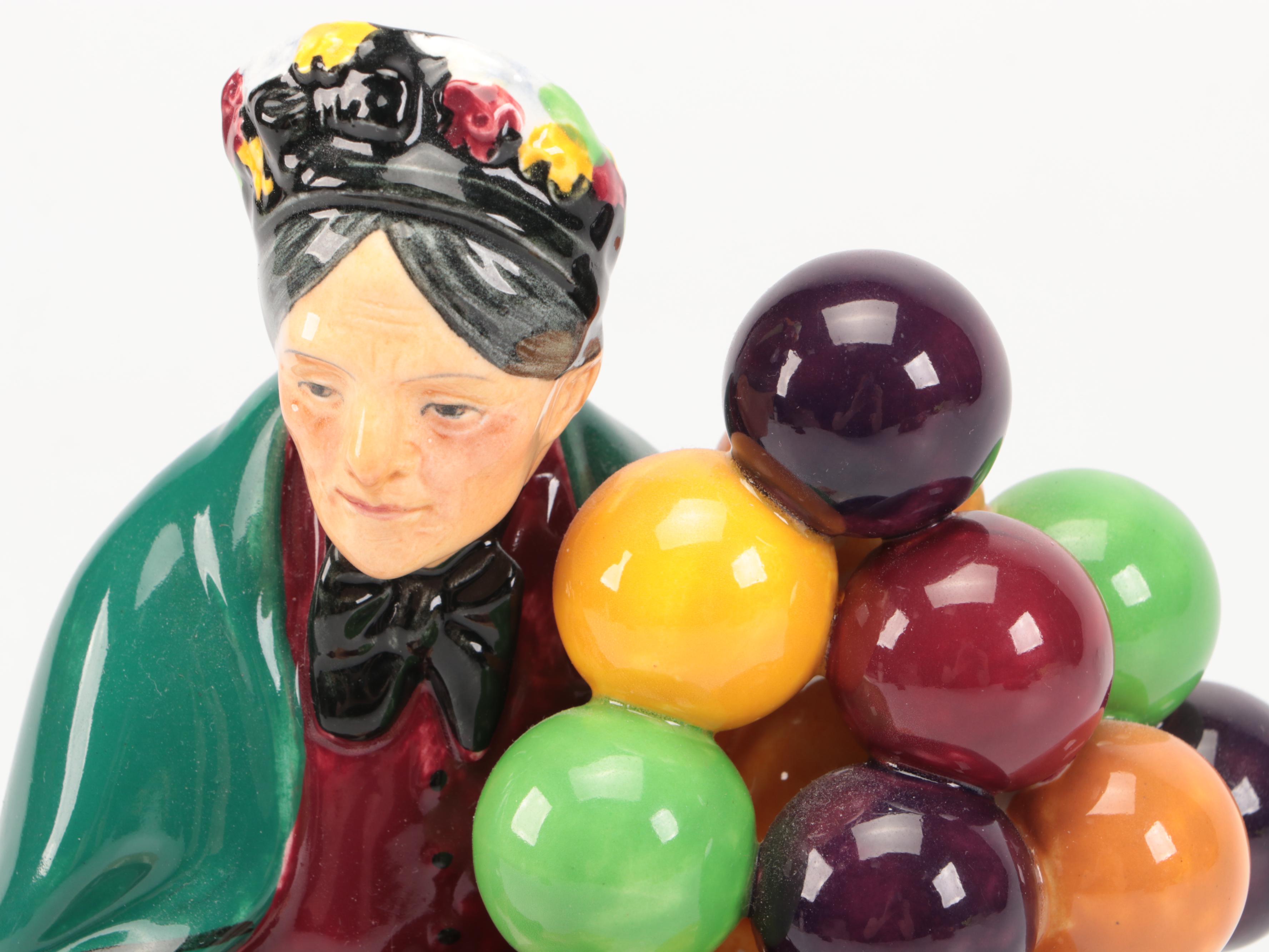 Royal Doulton "The Old Balloon Seller" and "The Balloon Man" Figurines