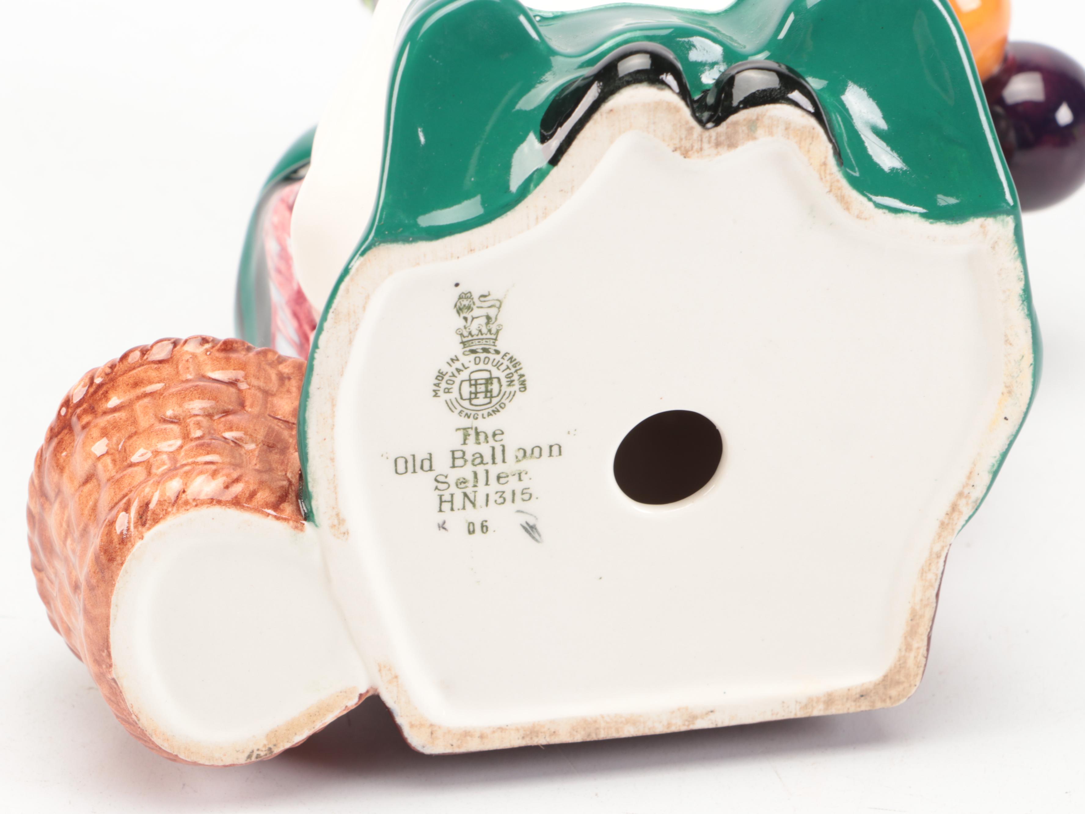 Royal Doulton "The Old Balloon Seller" and "The Balloon Man" Figurines