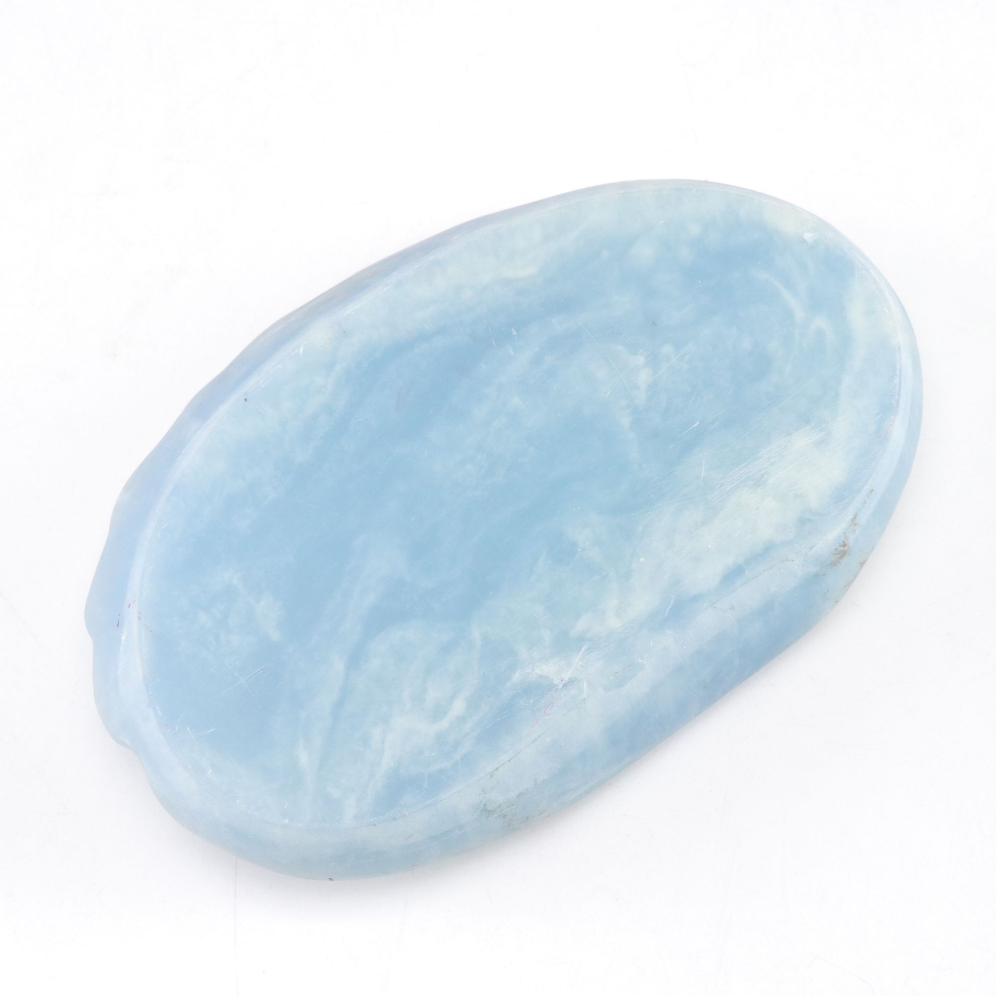 Incolay Stone Relief "Venus at Repose" Soap Dishes with Vanity Box