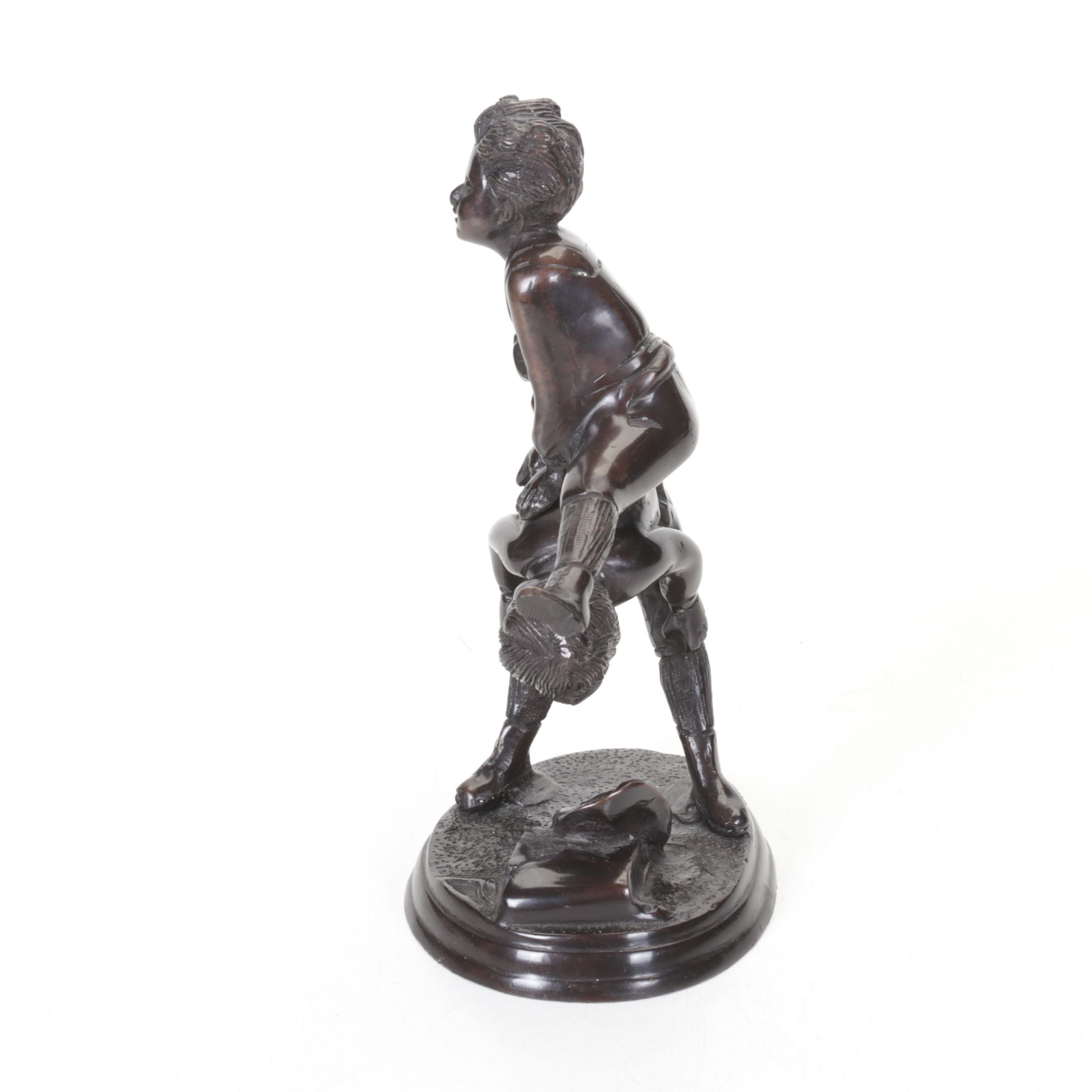 Andrea by Sadek "Children Playing Leapfrog" Bronze Figurine
