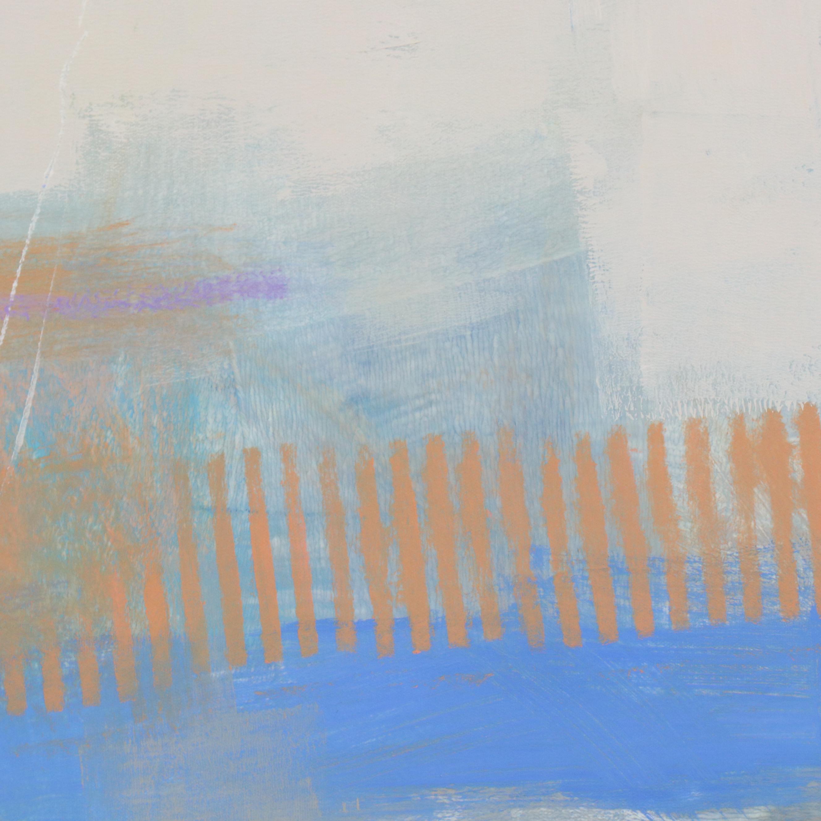 Ursula J. Brenner Abstract Mixed Media Painting, 21st Century