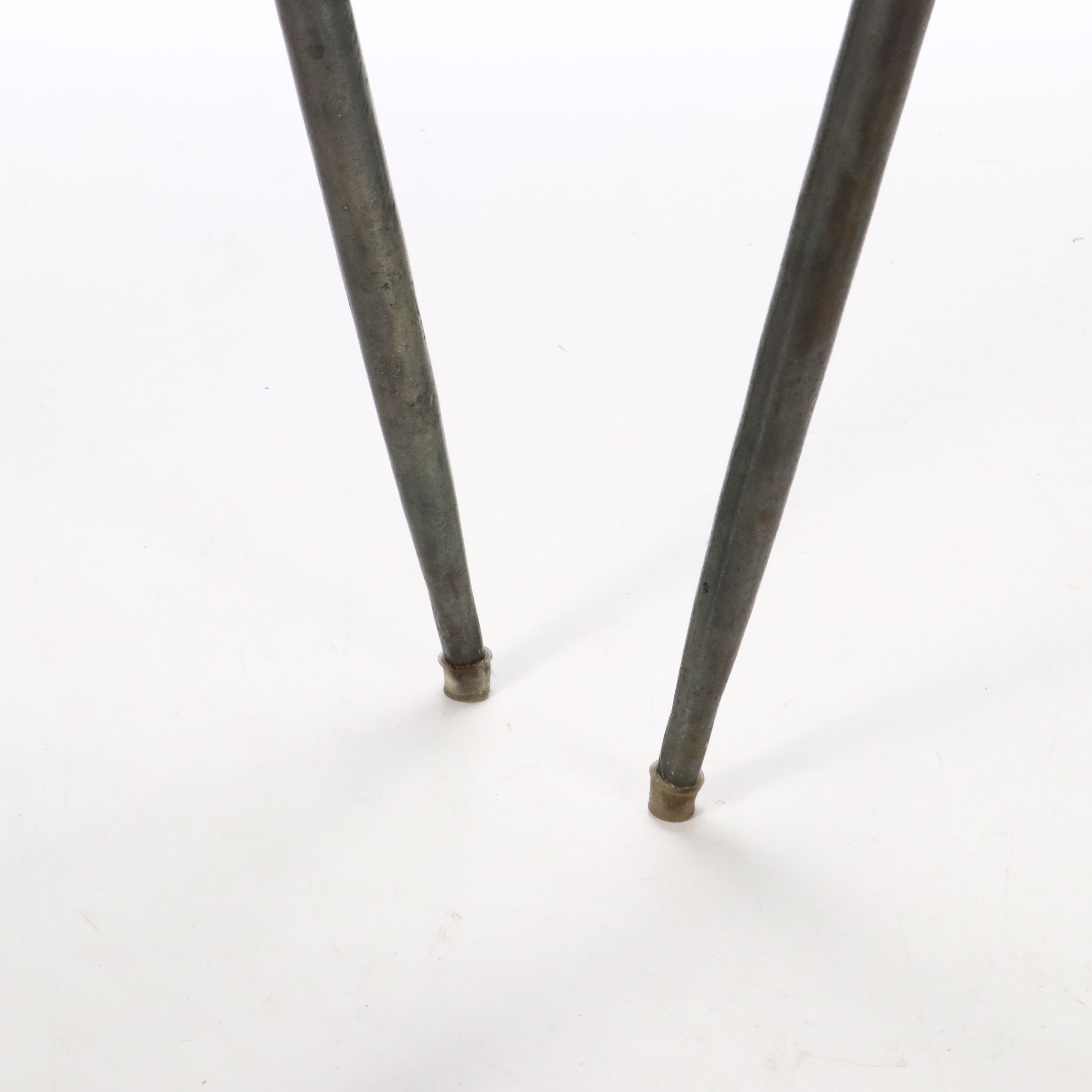 Mid Century Modern Style Brass-Top Accent Tables