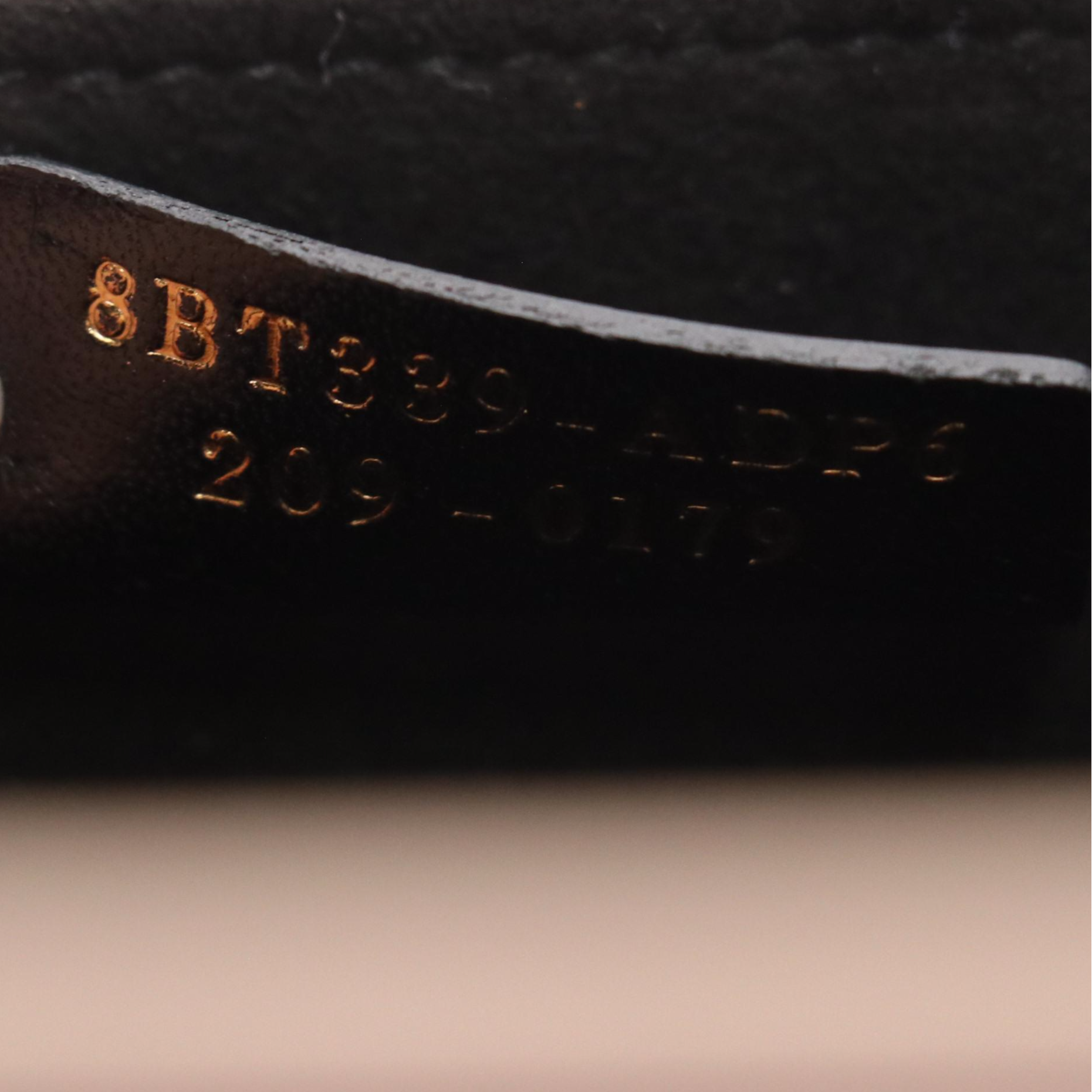 Fendi Vertical Box Bag in Pale Pink and Black Calfskin Leather