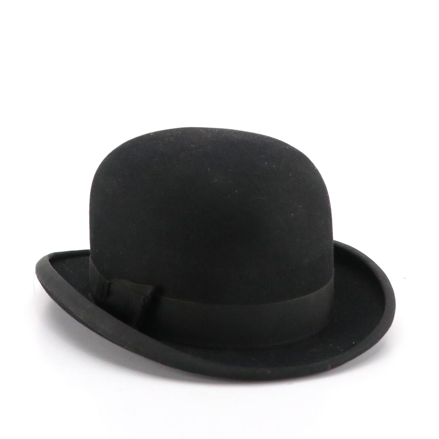 The Carlson Company Bowler Hat in Fur Felt with Hat Box