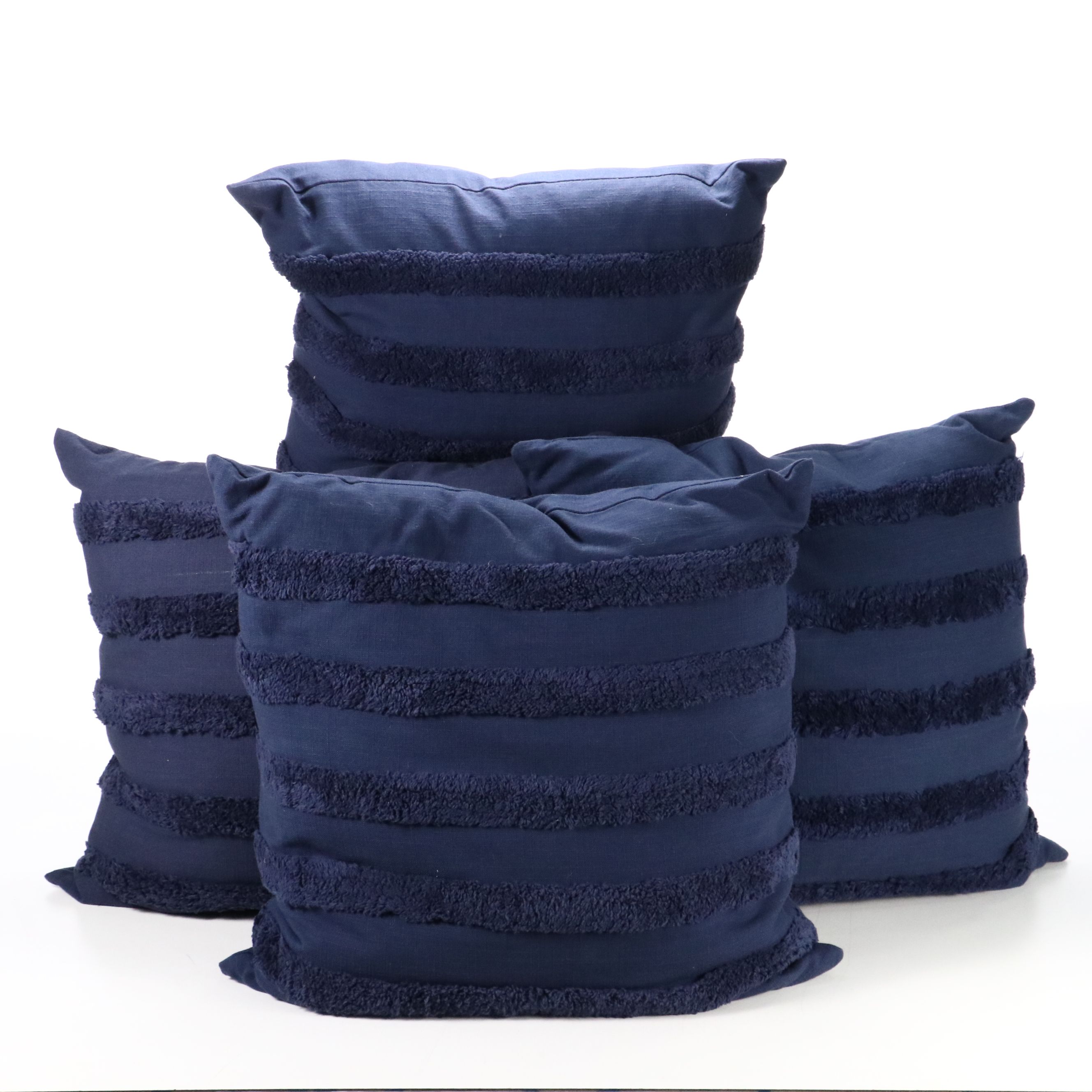 Serena & Lily Down-Filled Cotton Accent Cushions