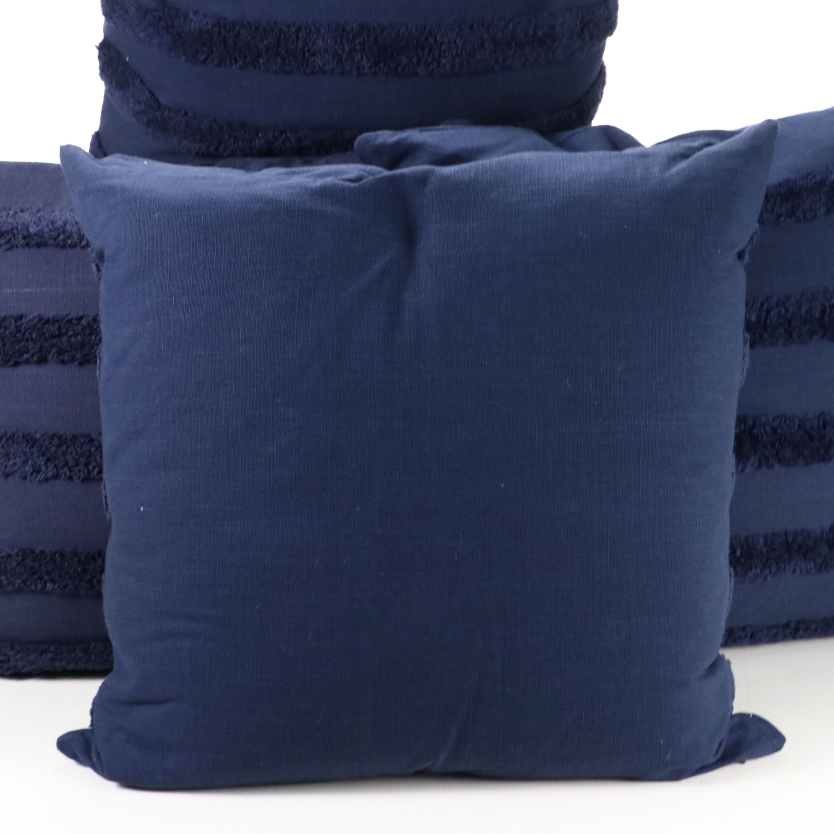 Serena & Lily Down-Filled Cotton Accent Cushions