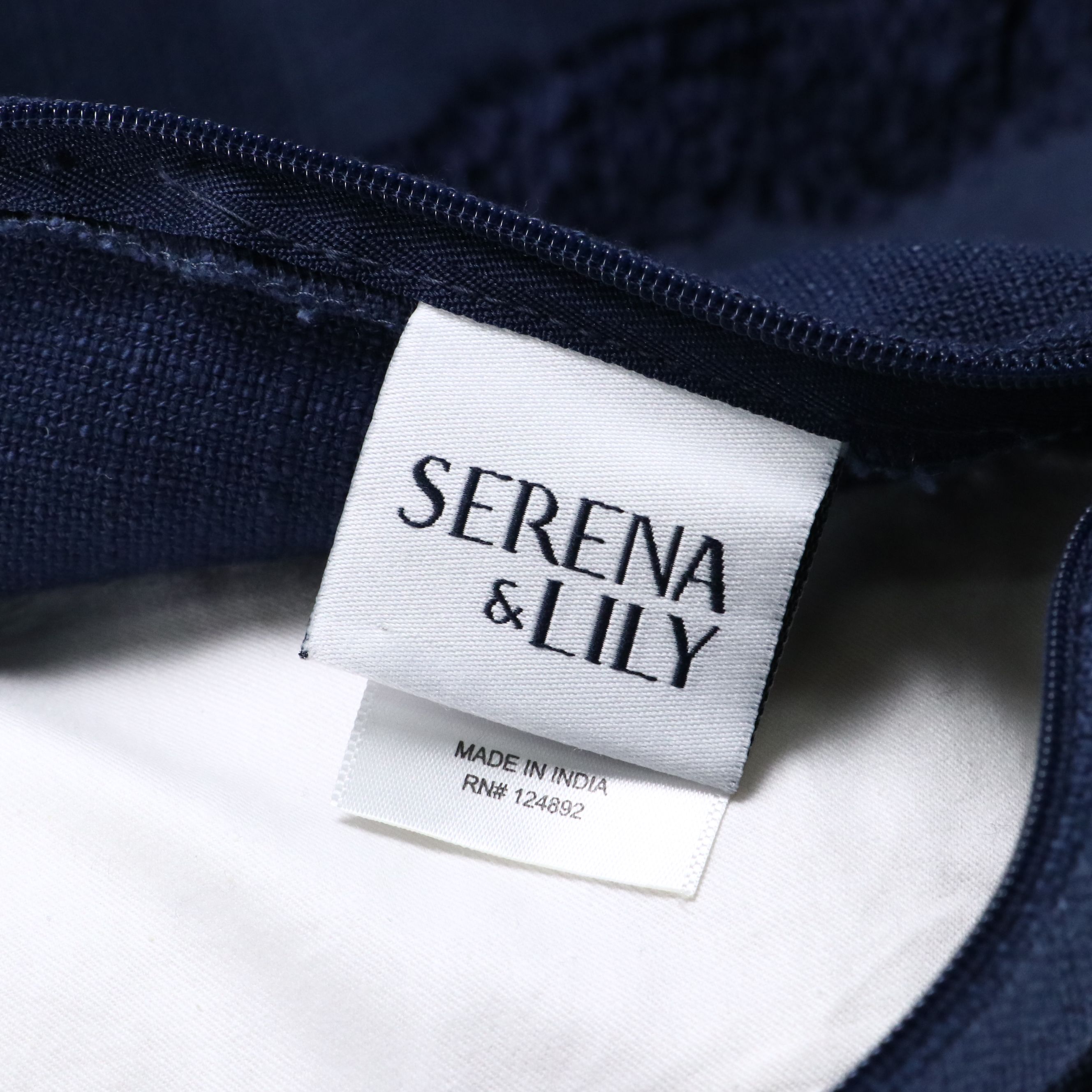 Serena & Lily Down-Filled Cotton Accent Cushions