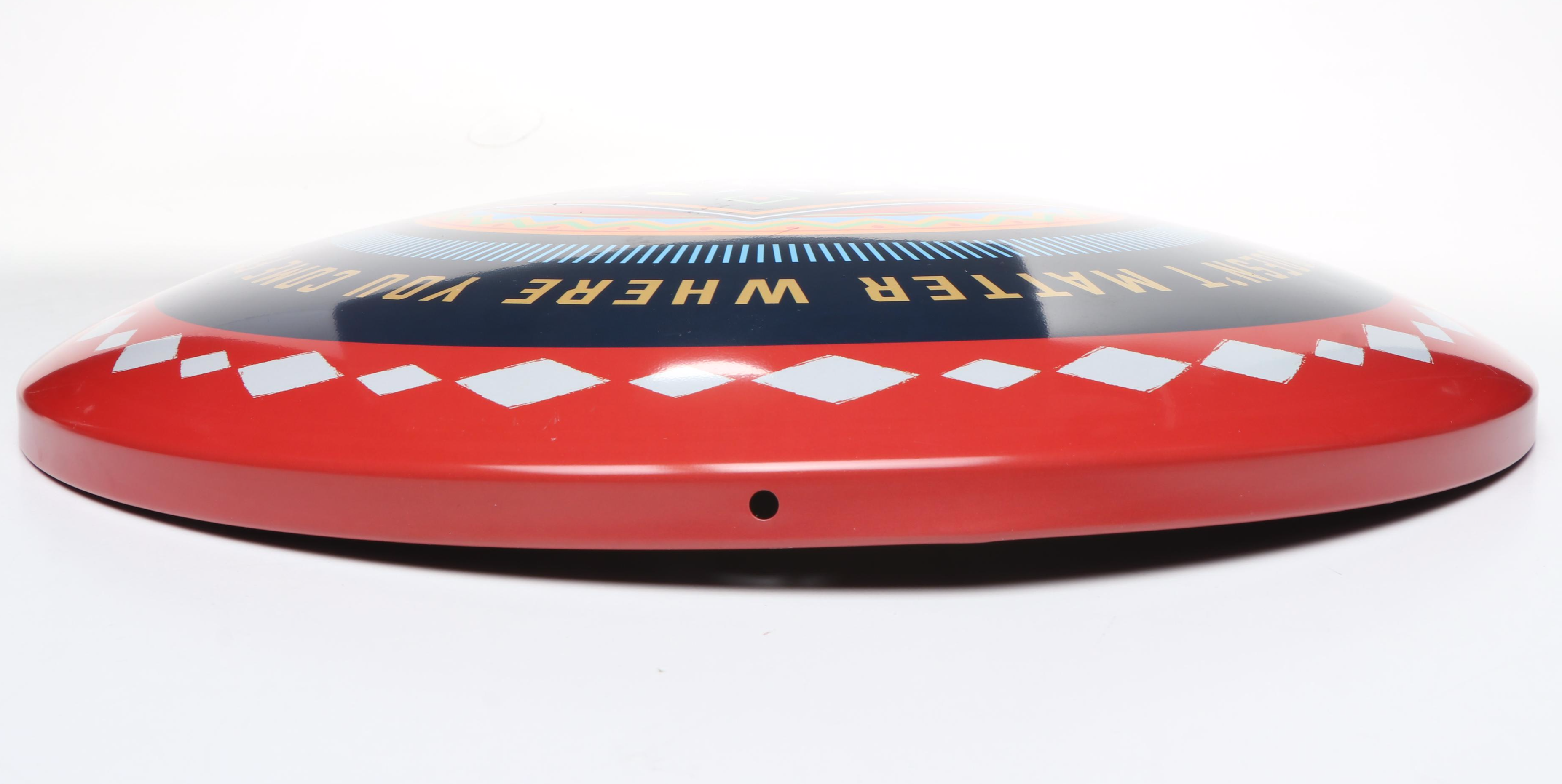 Dome-Shaped Metal Mexican Beer Signs