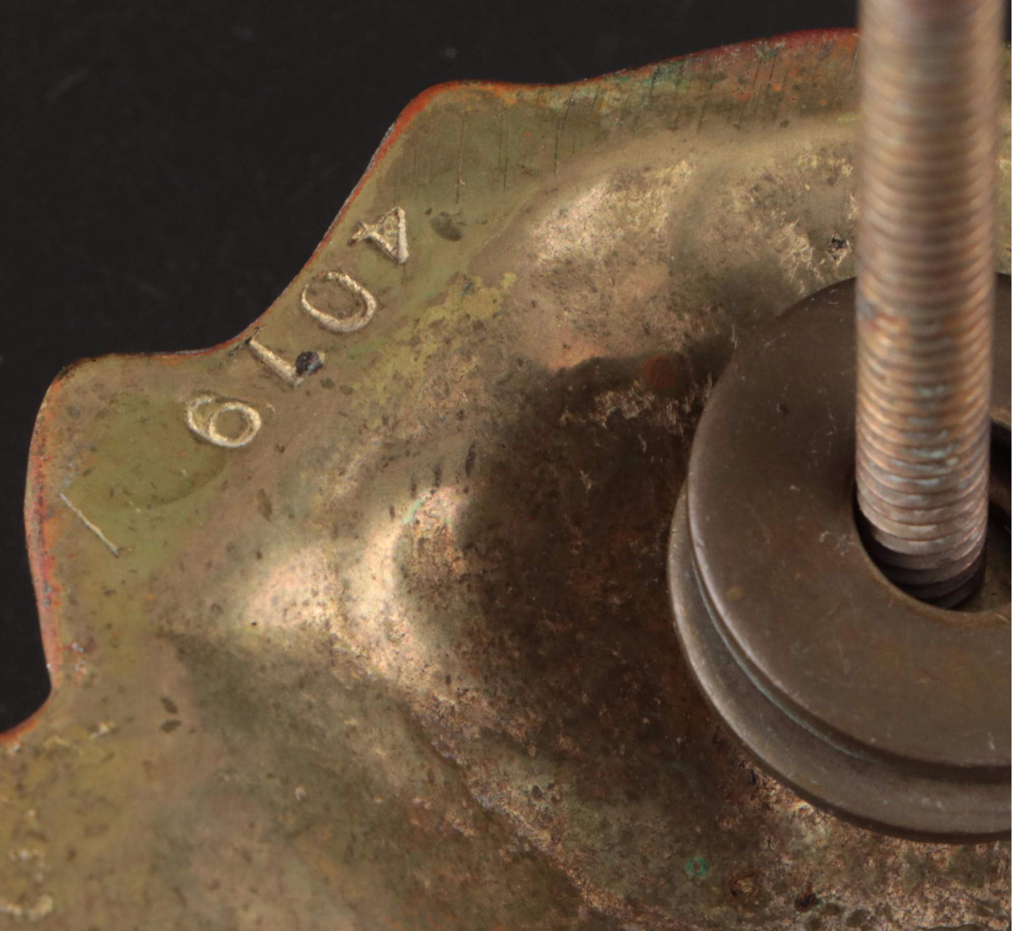 Lion Head Brass Finish Metal Door Knocker