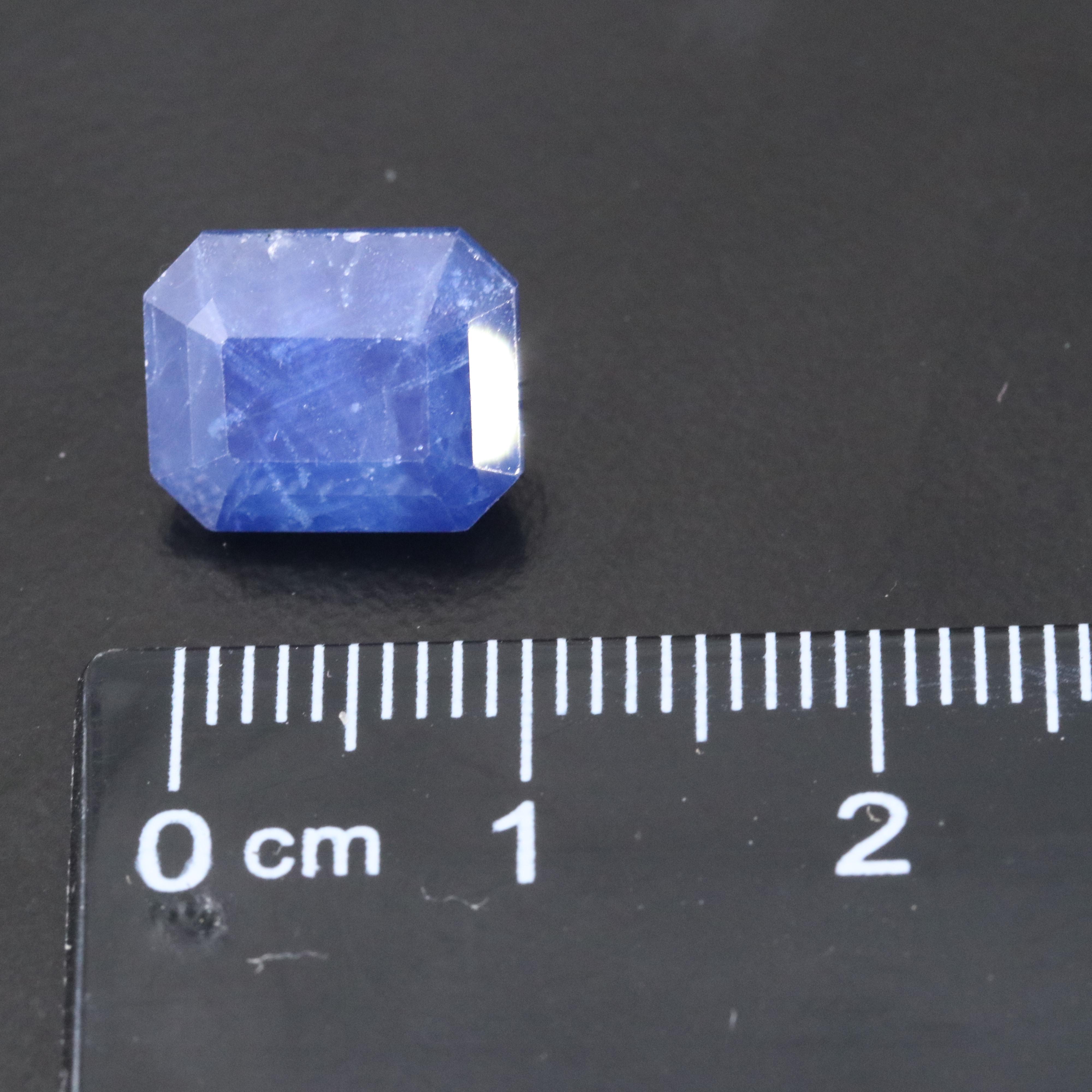 Loose 7.15 CT Sapphire with GIA Report