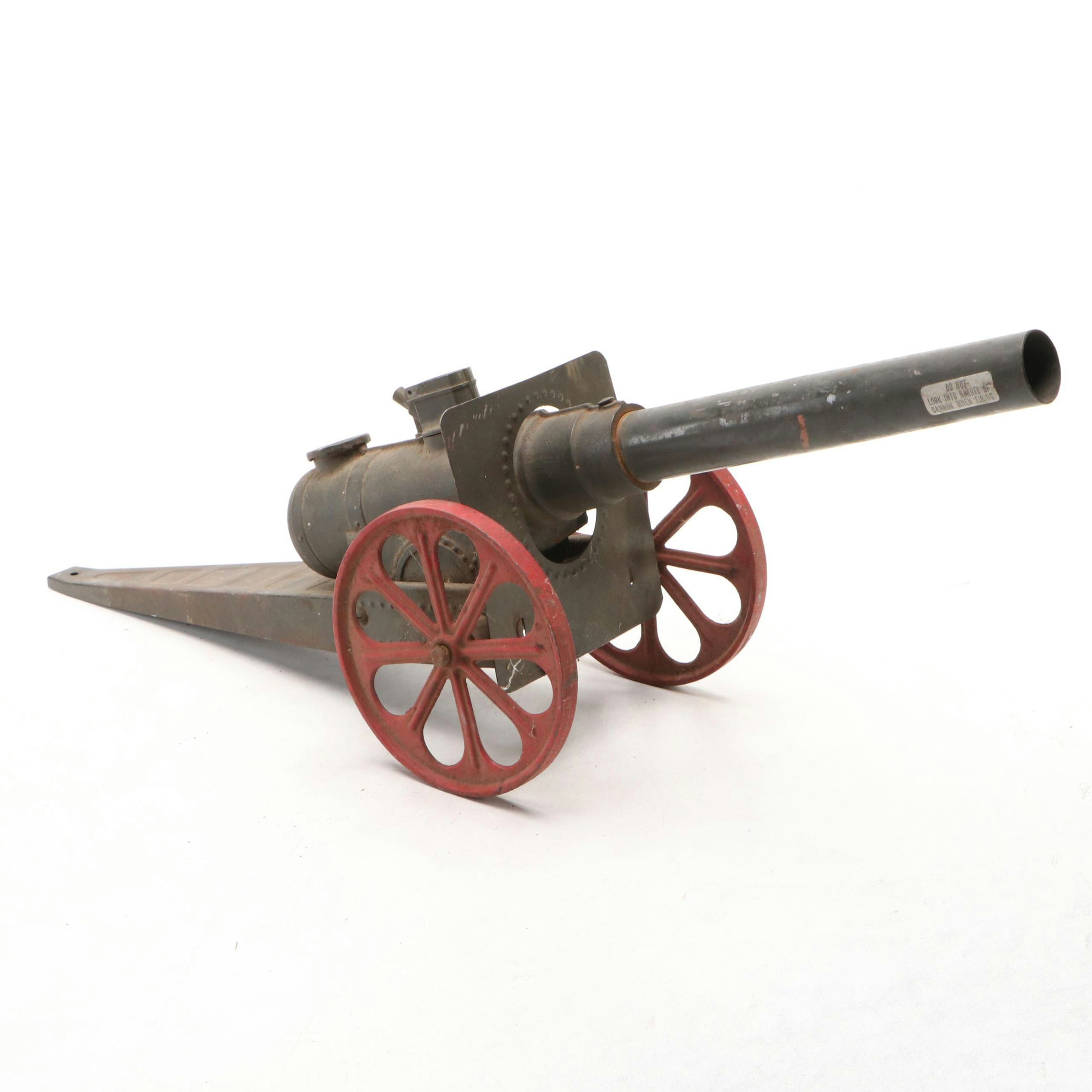 Metal Gas-Powered Toy Cannon