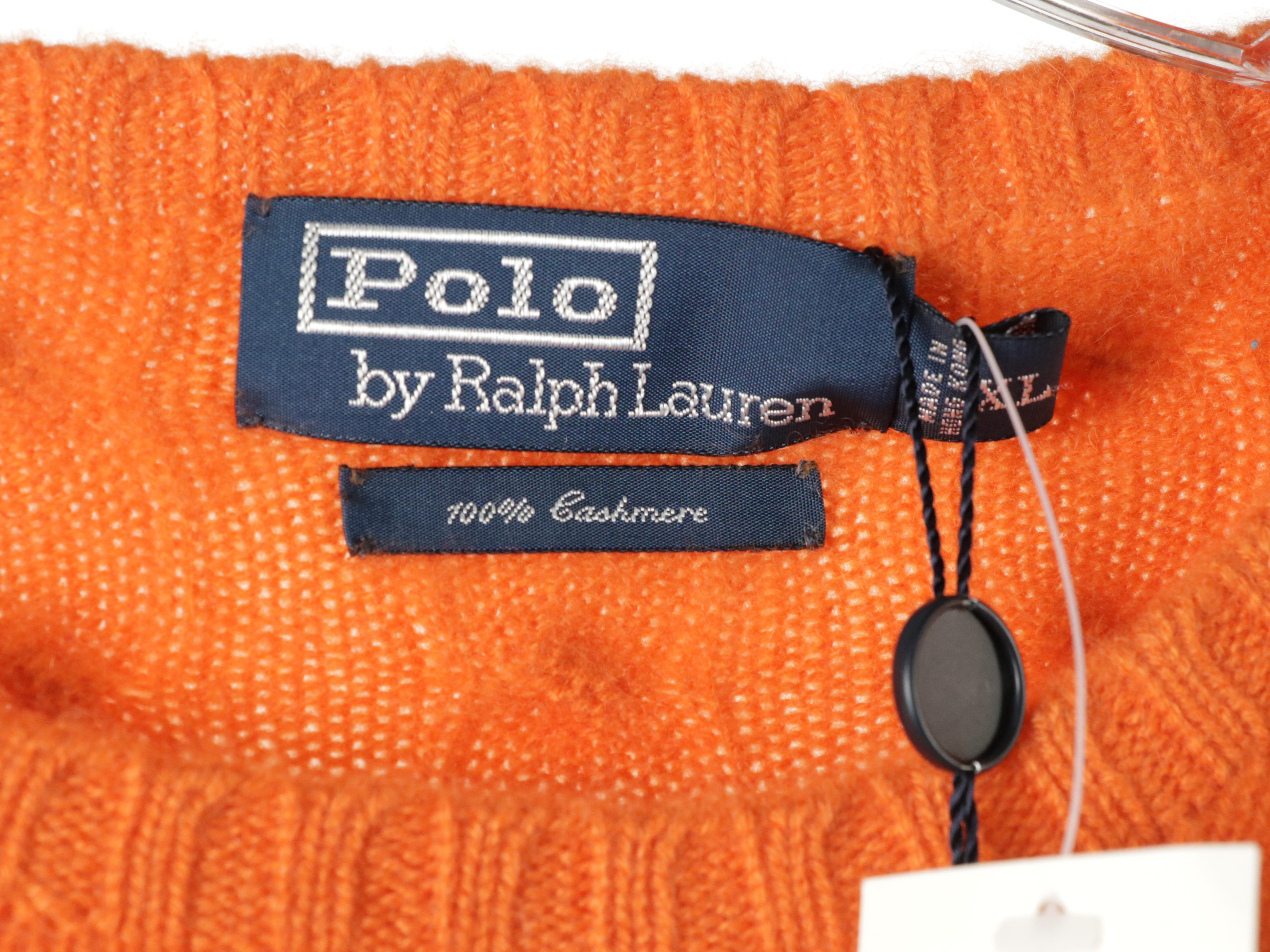 Men's Cashmere Polo By Ralph Lauren, Daniel Cremieux and Jos. A. Bank Sweaters