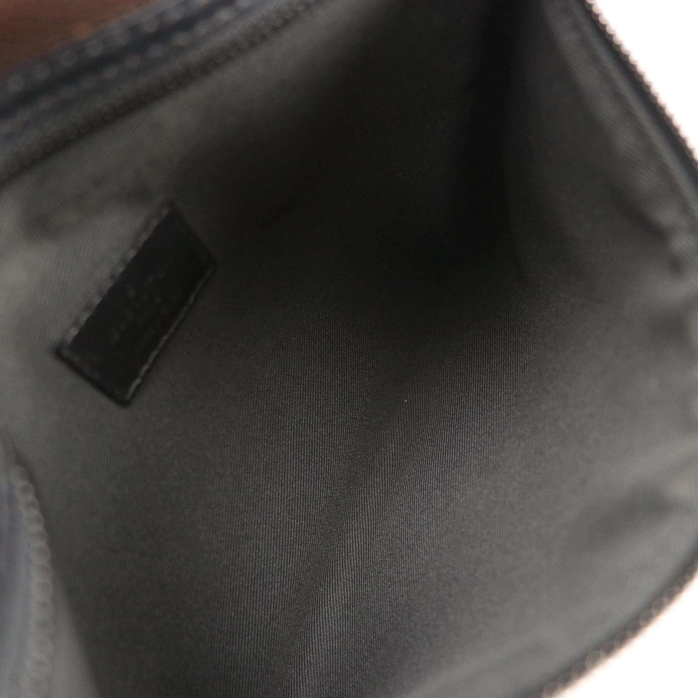 Louis Vuitton Limited Edition Double Flat Messenger Bag in Monogram Canvas/Denim