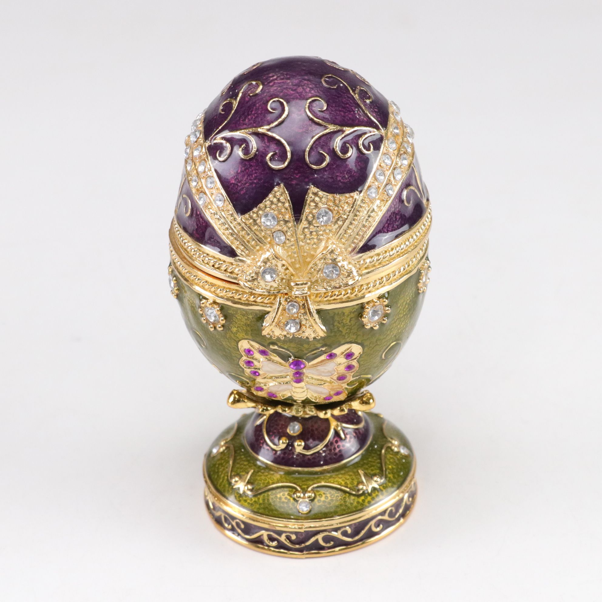 Gilded Egg Musical Box, Divided Serving Dish & More