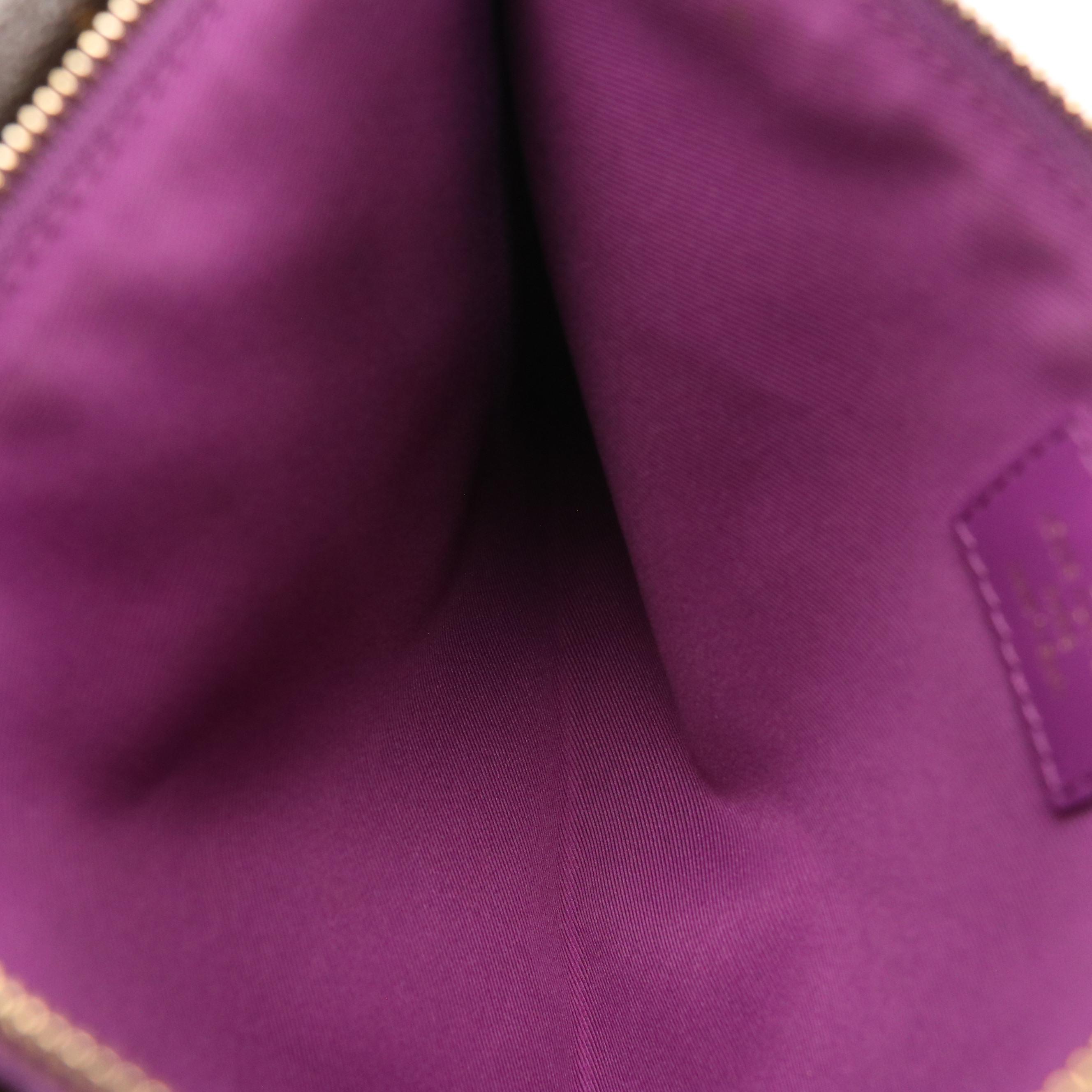 Louis Vuitton Limited Edition Double Flat Messenger Bag in Monogram Canvas/Denim