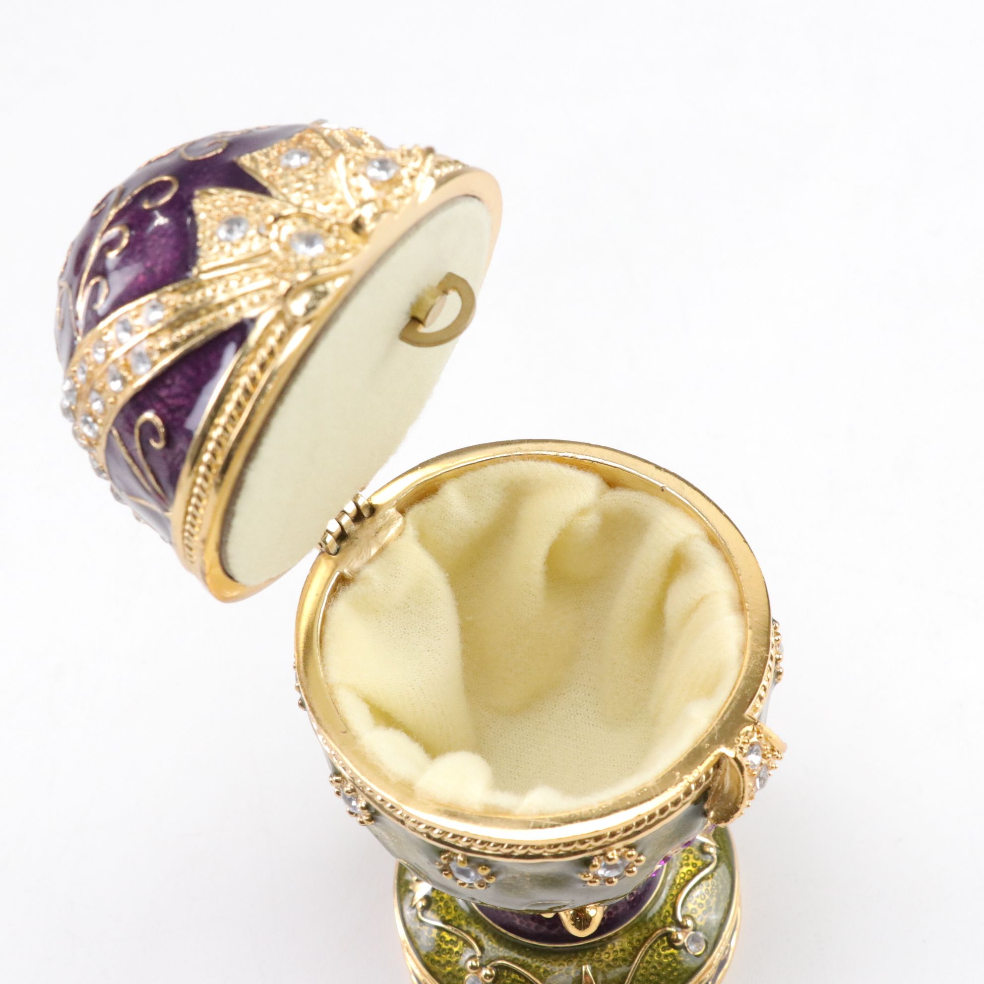 Gilded Egg Musical Box, Divided Serving Dish & More