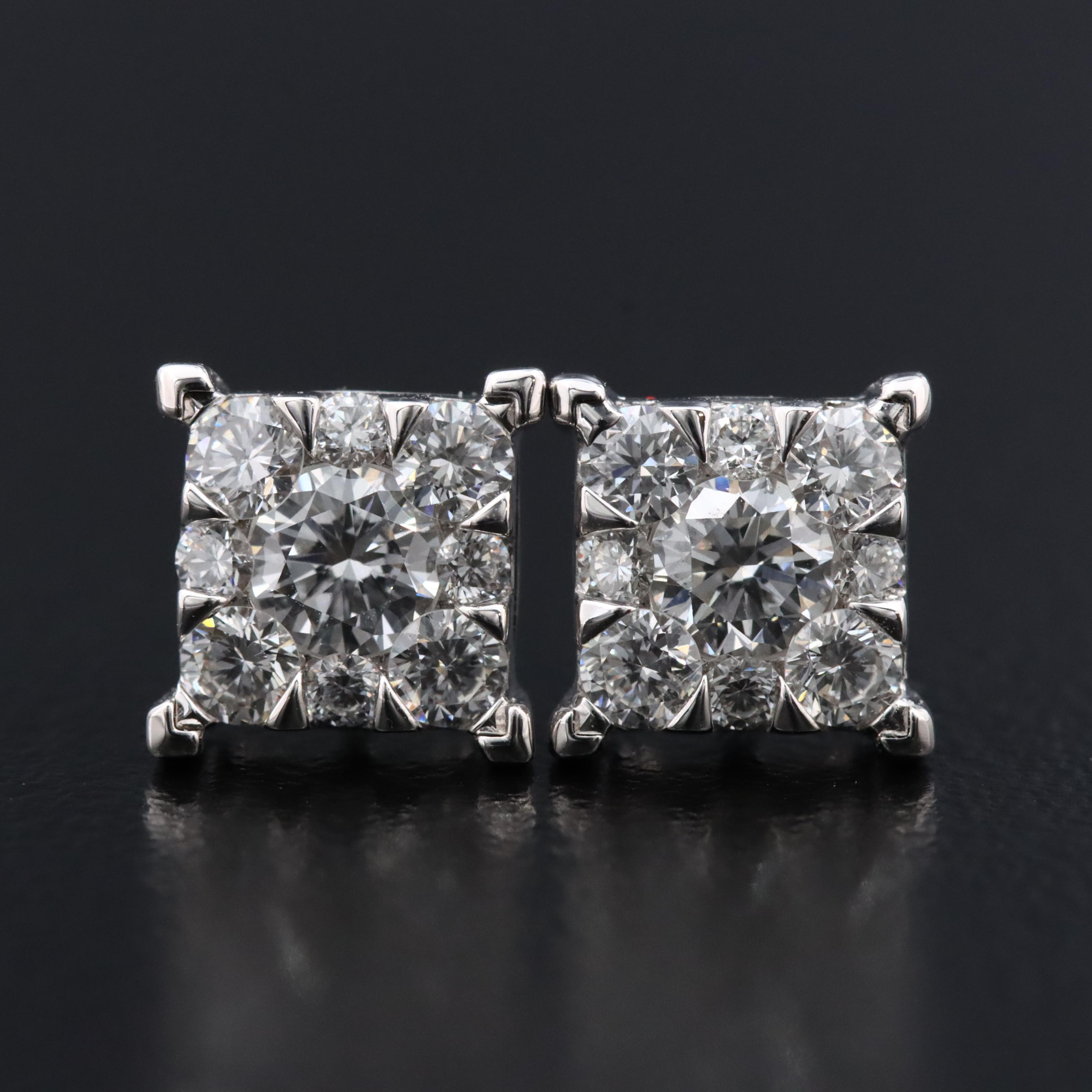 14K 0.76 CTW Diamond Earrings